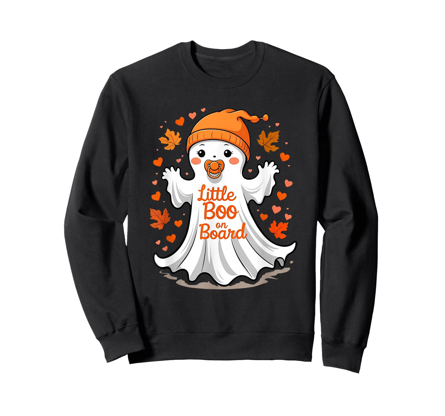 Cute Ghost Baby Bump Halloween Pregnancy Announcement T-Shirt