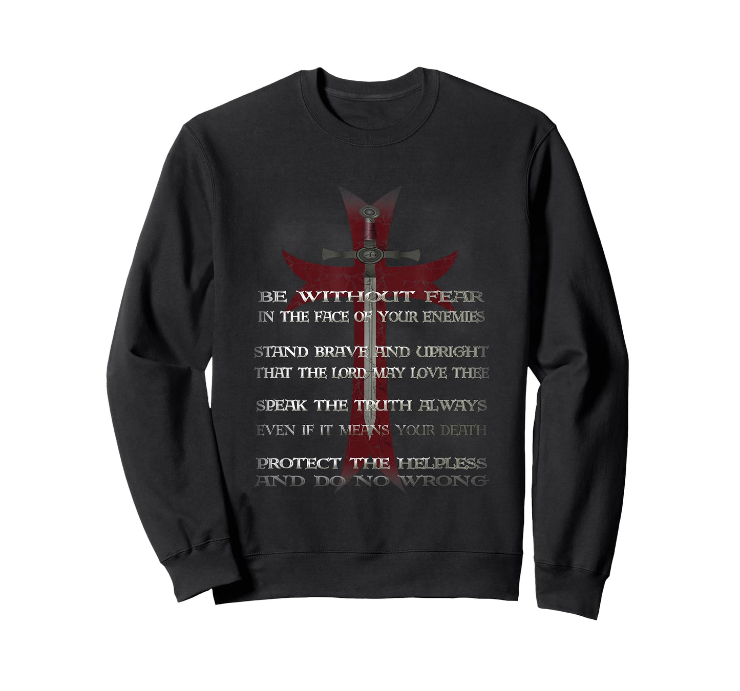Knights Templar Crusader Cross Ring Order Be Without Fear T-Shirt