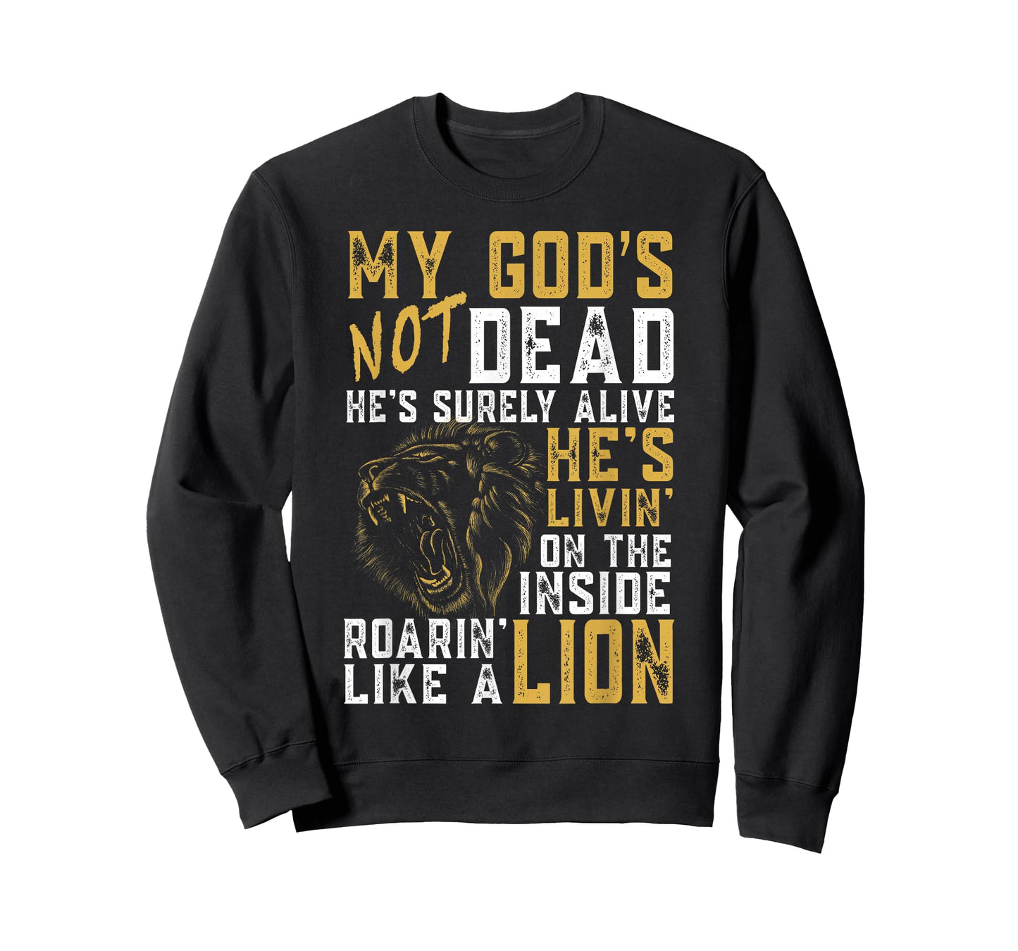 My God's Not Dead Lion Christian Christ Cross Faith T-Shirt