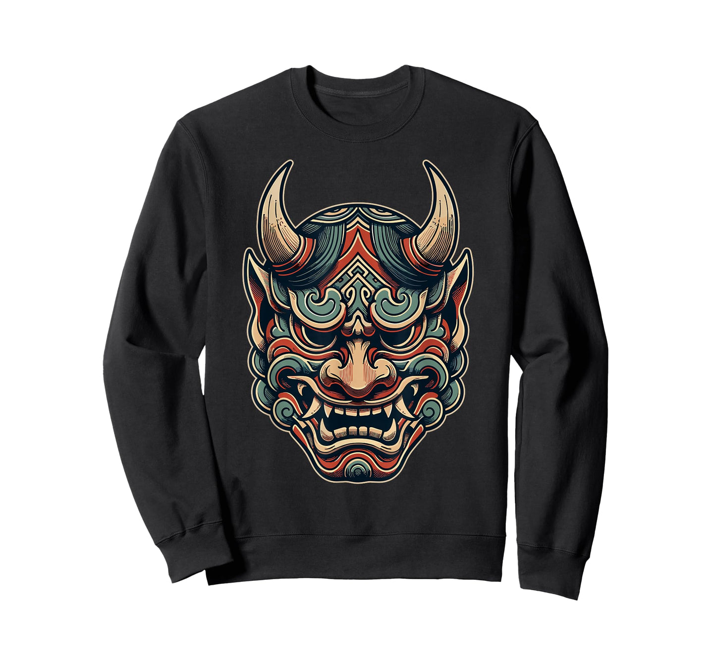 Hannya Oni Mask Devil Yokai Japanese Demon Oni Mask T-Shirt