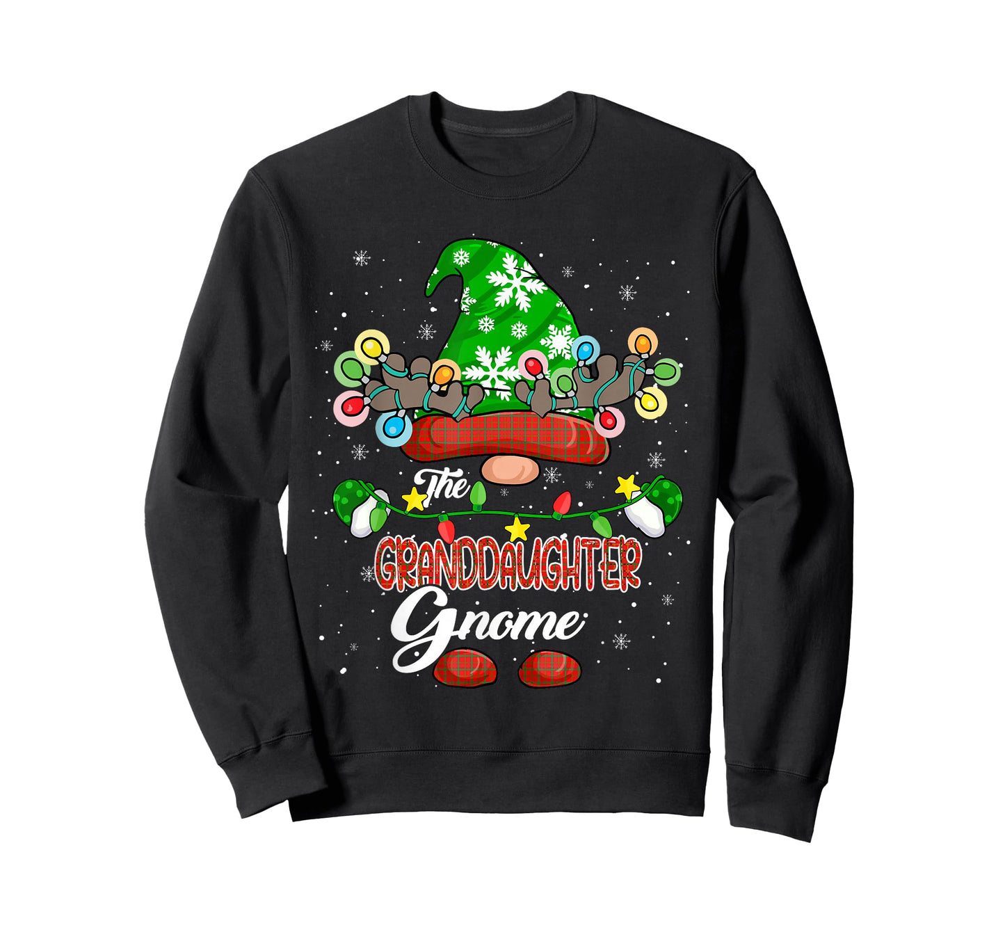 The Granddaughter Gnome Christmas Gnome Costume Family Kids T-Shirt