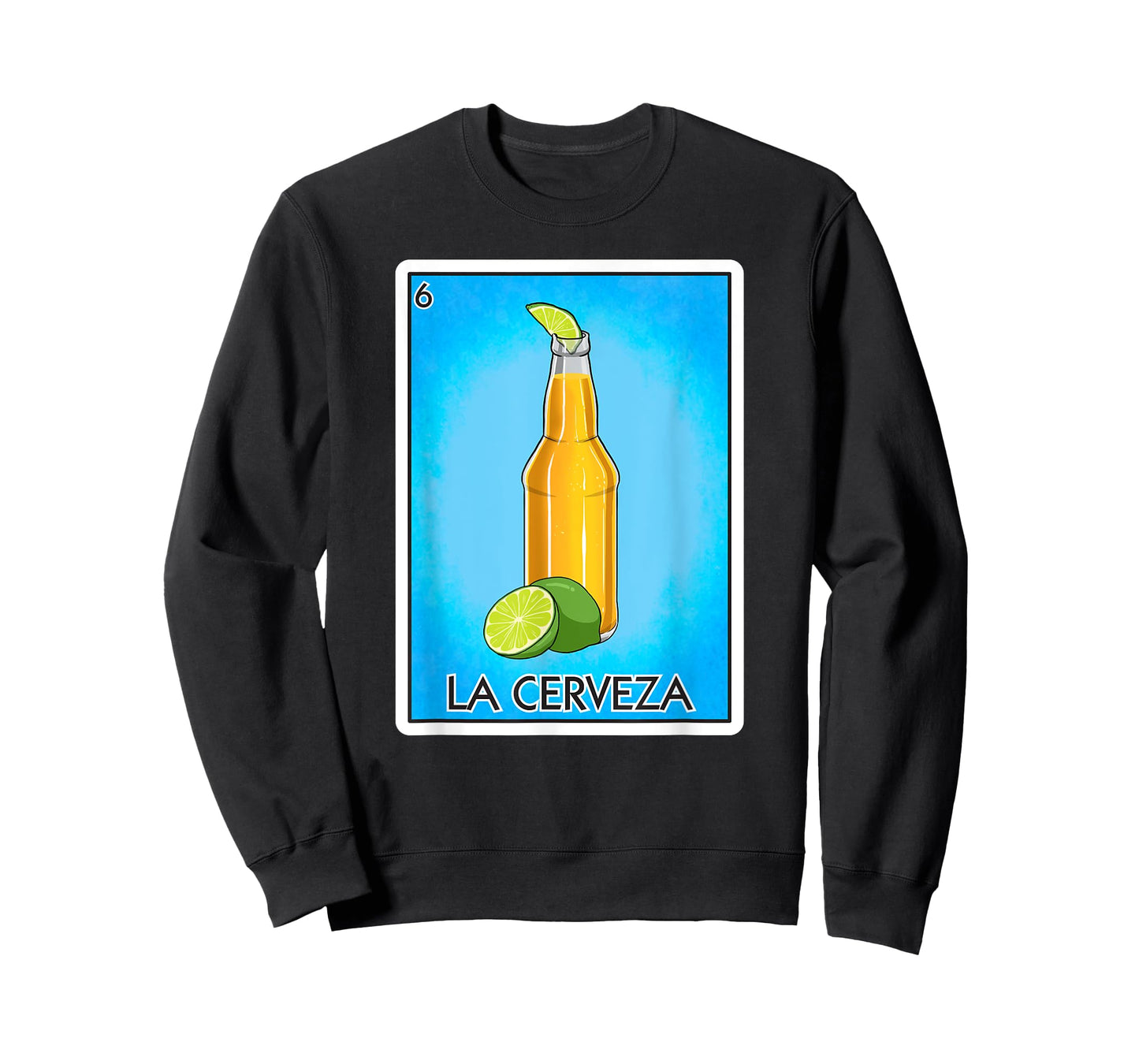 La Cerveza Beer Card Mexican Lottery Card La Cerveza T-Shirt