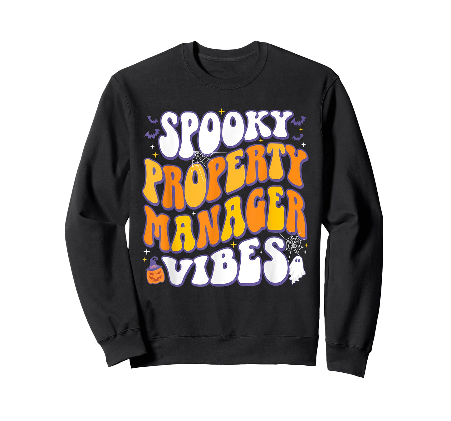 Spooky Property Manager Vibes Halloween T-Shirt