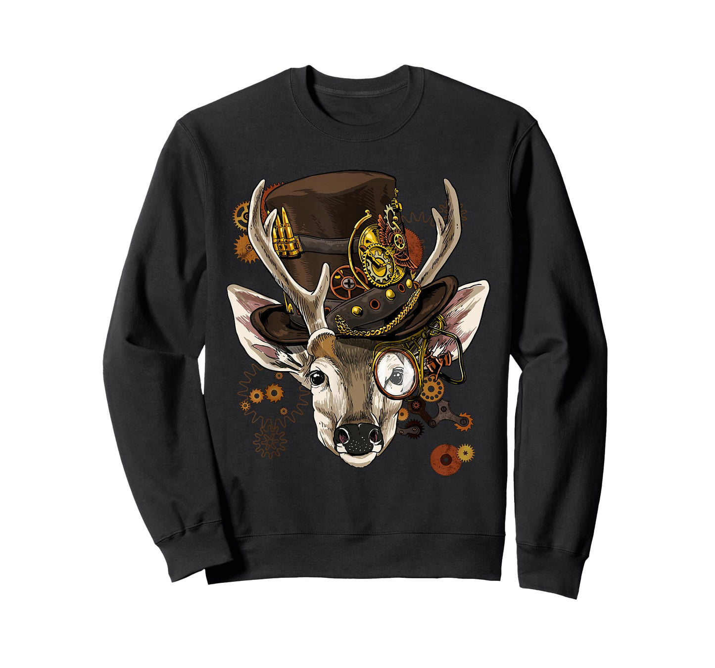 Steampunk Deer Steampunk Deer Animal Lovers T-Shirt