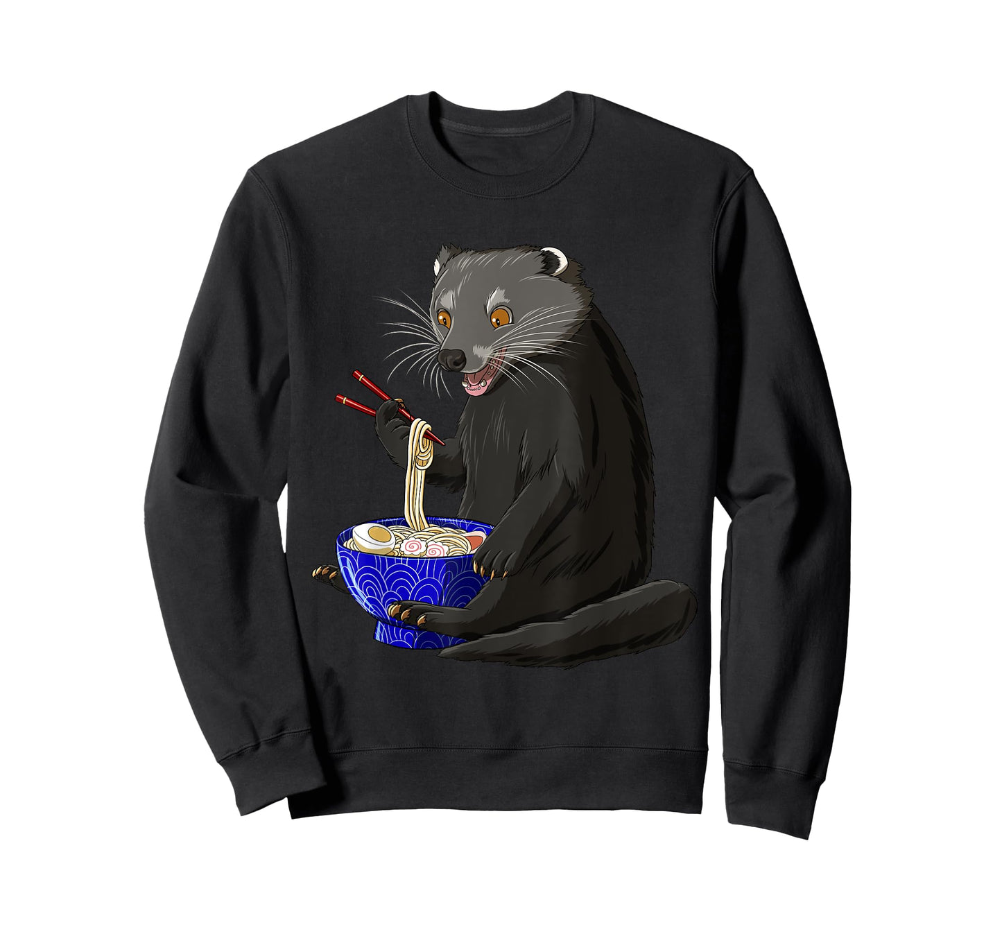 Funny Japanese Kawaii Ramen Binturong T-Shirt