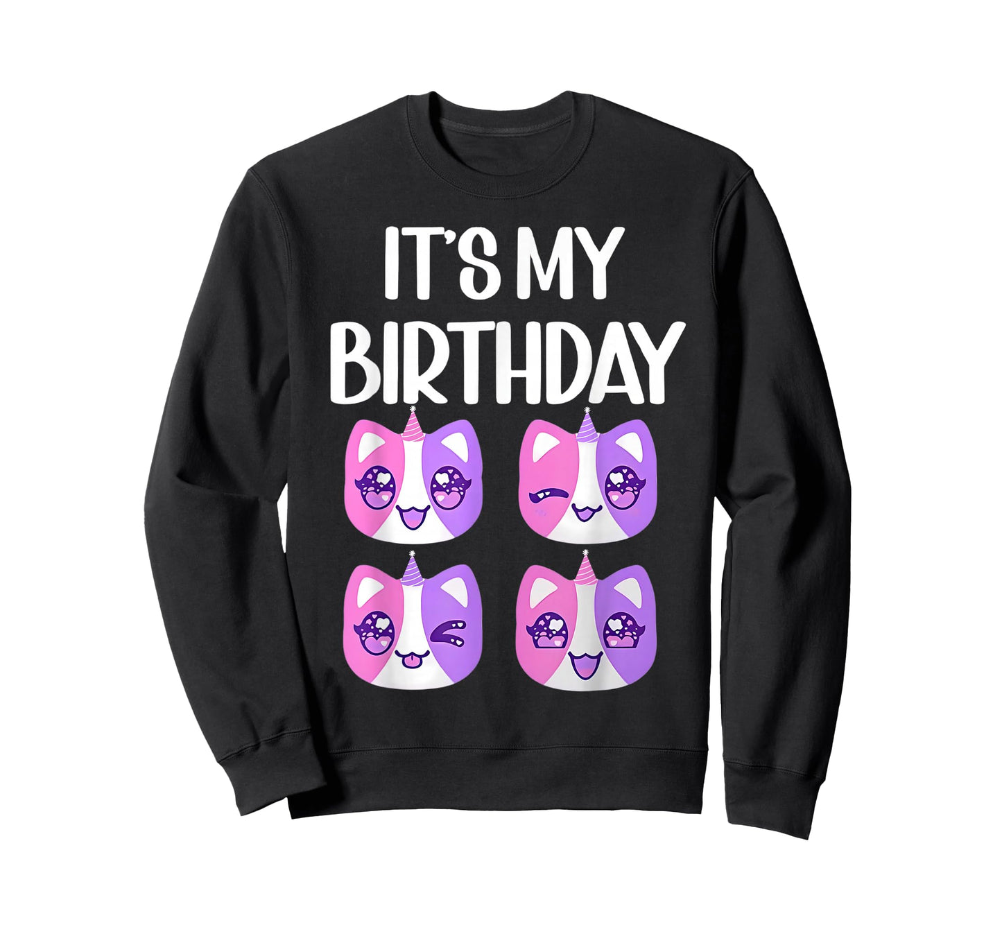 It's My Birthday Meemeow Cats Plush Shirt Squishy Pink T-Shirt