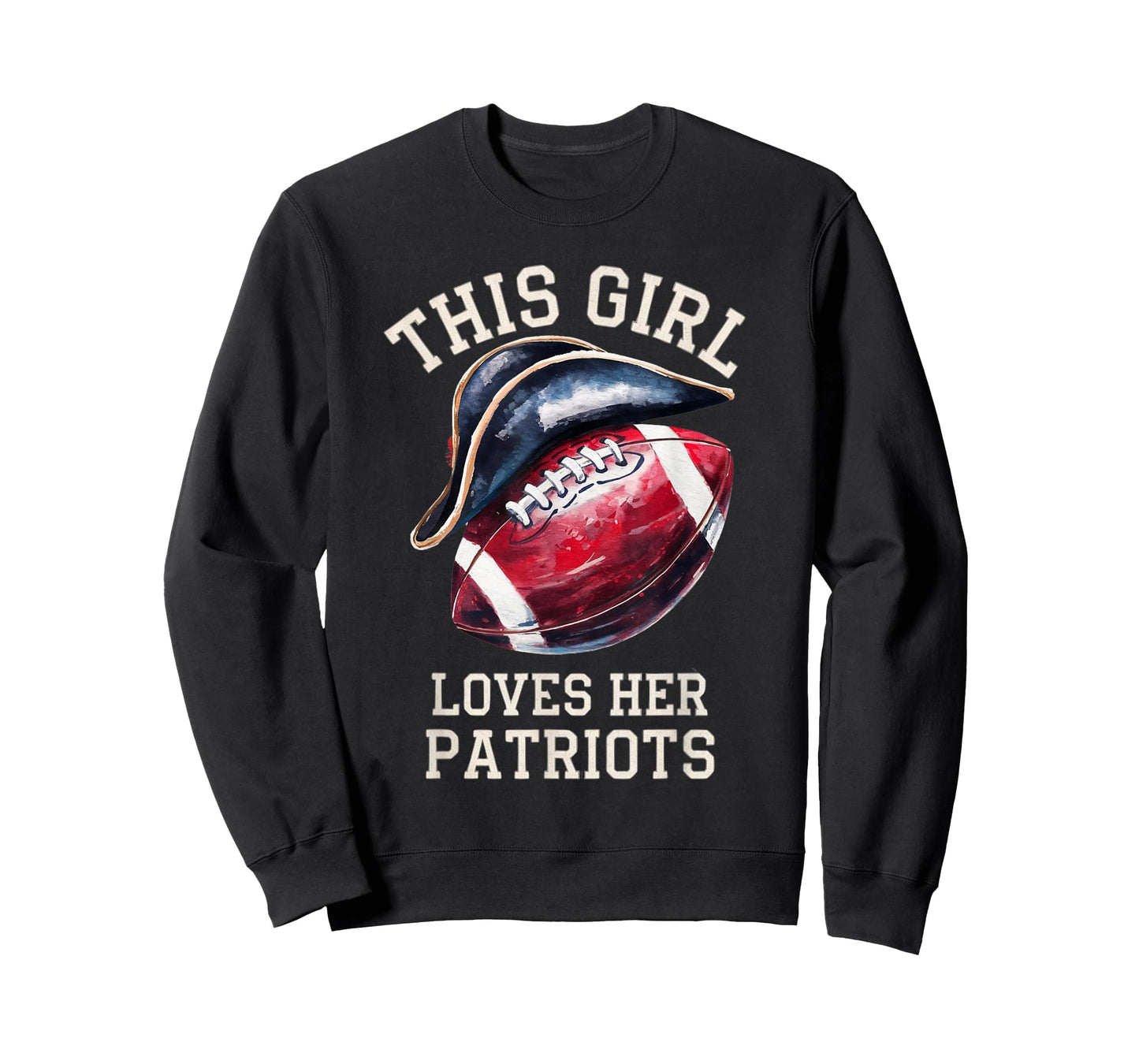 This Girl Loves Her Patriot Men A Women Massachusetts Pride T-Shirt