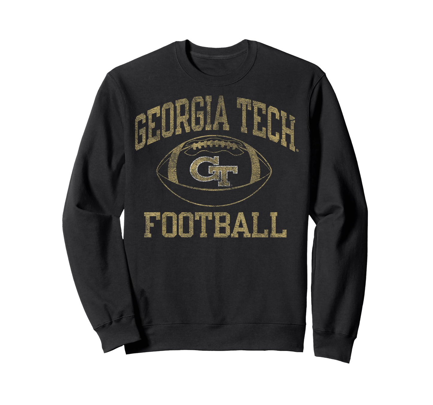 Georgia Tech Yellow Jackets Football Intensity Navy T-Shirt