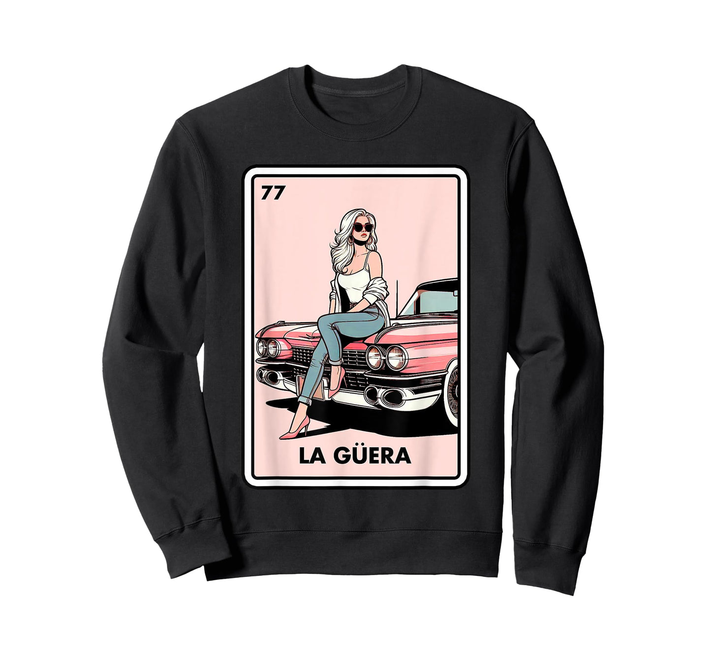 Mexican Chicana Chingona Girls La Guera Mexican Bingo Card T-Shirt