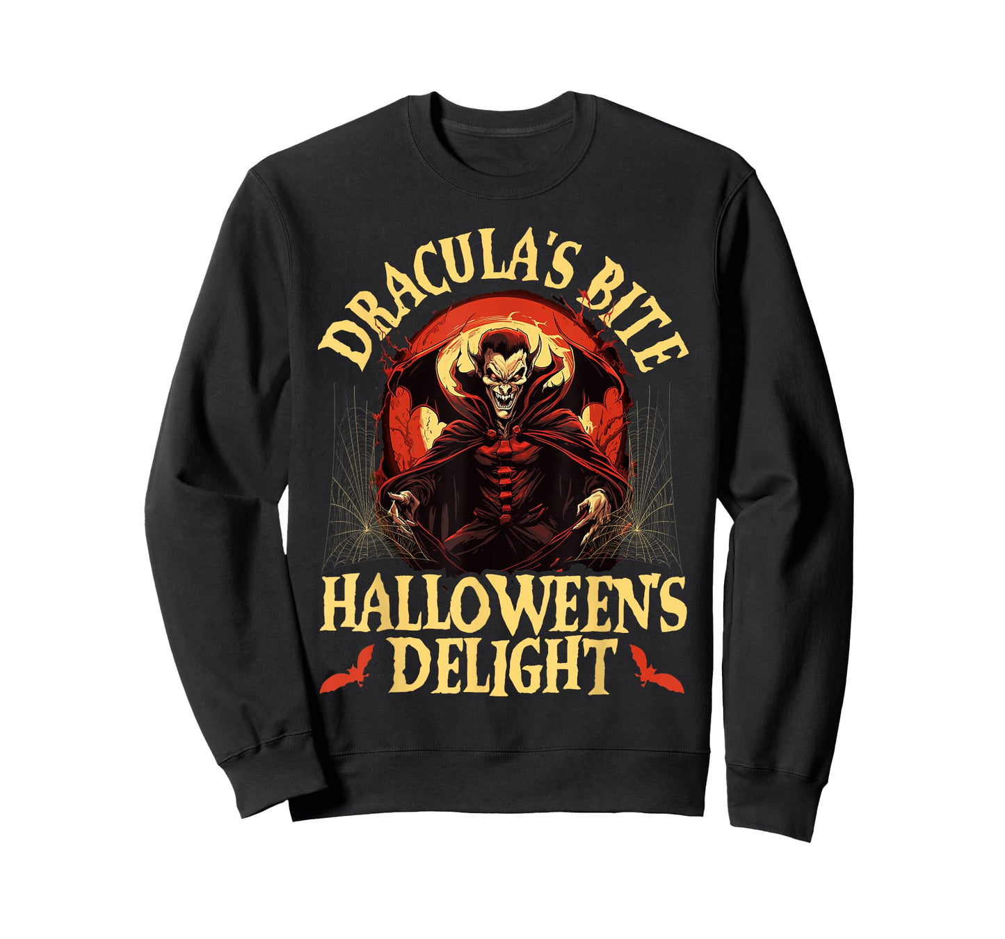 Dracula Halloween Scary Trick Or Treat Spooky Vampire T-Shirt