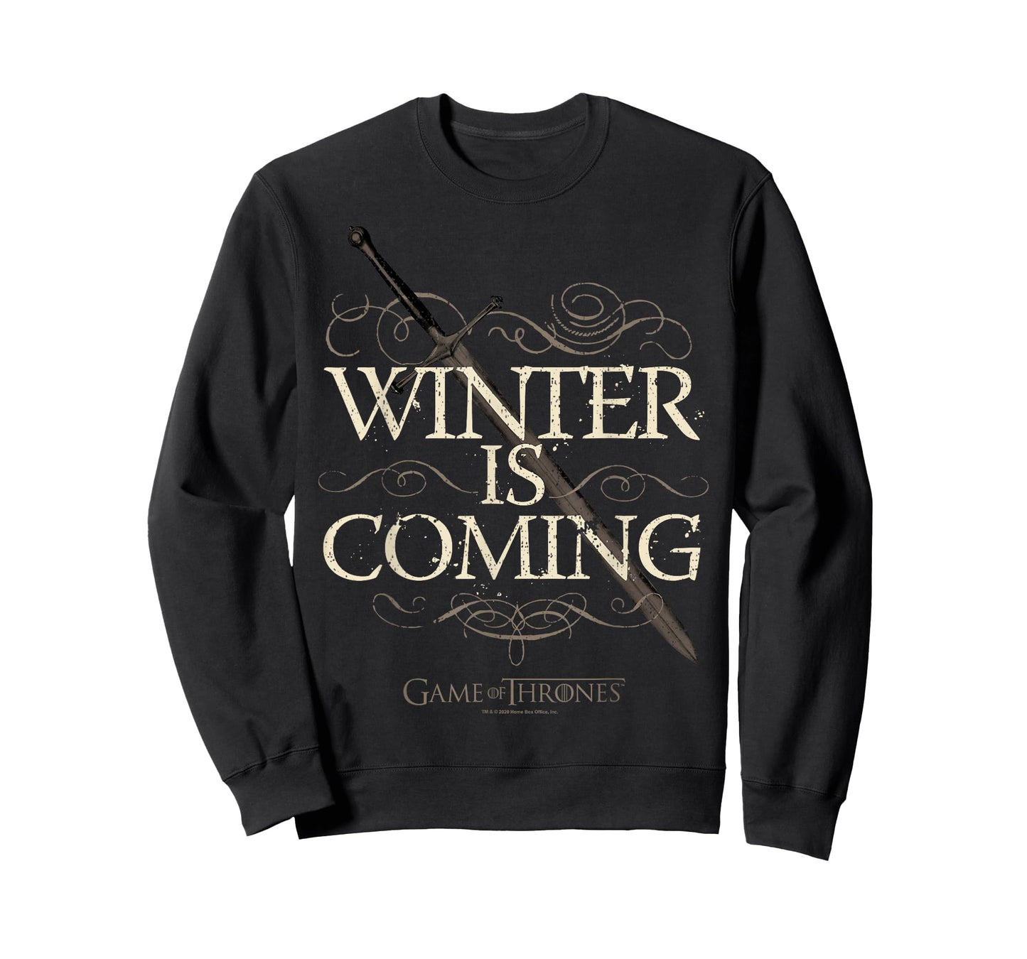 Game Of Thrones Winter Is Coming Text T-Shirt