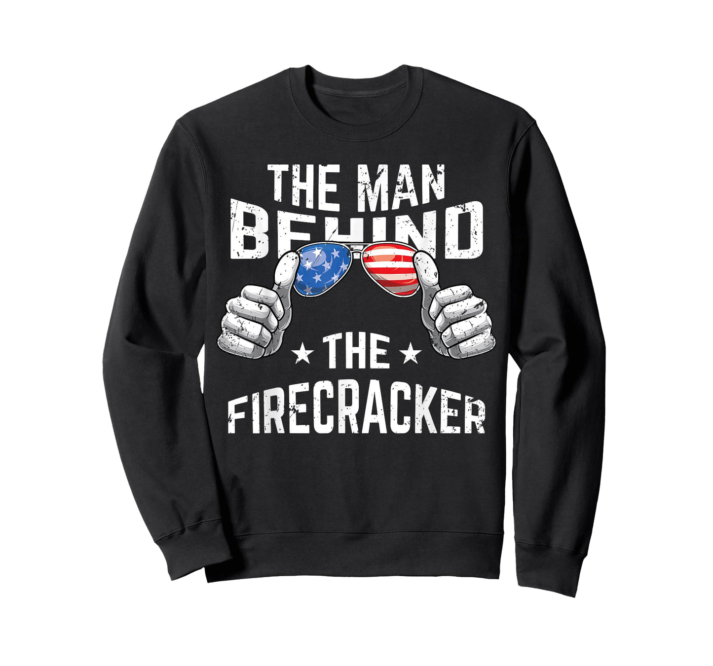4th of July Pregnancy Shirt The Man Behind The Firecracker T-Shirt