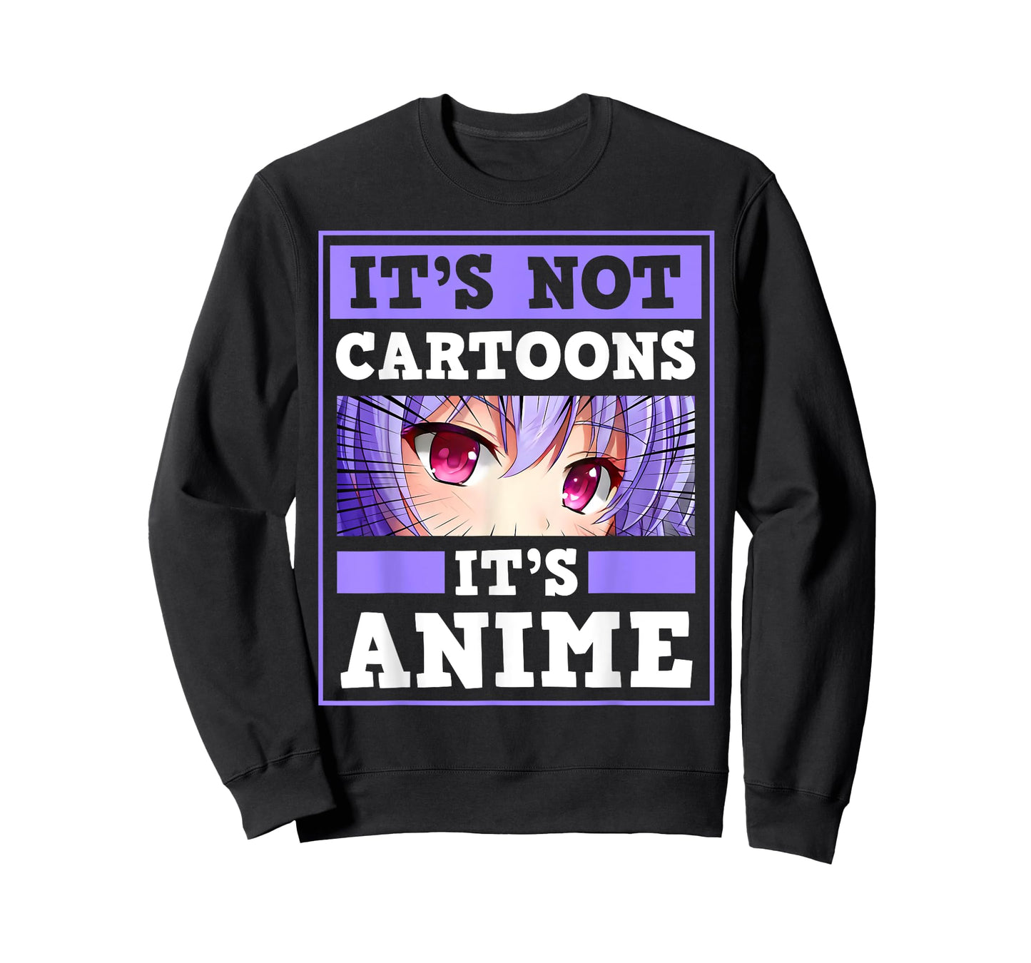 It's Not Cartoon It's Anime Kawaii Japanese Anime Girl Otaku T-Shirt