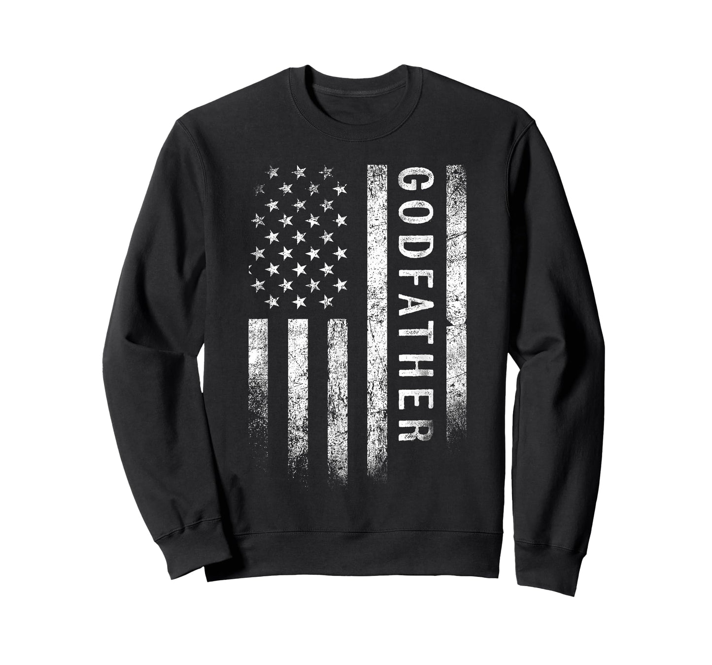 Godfather American Flag Godfather Gifts Patriotic Father Day T-Shirt
