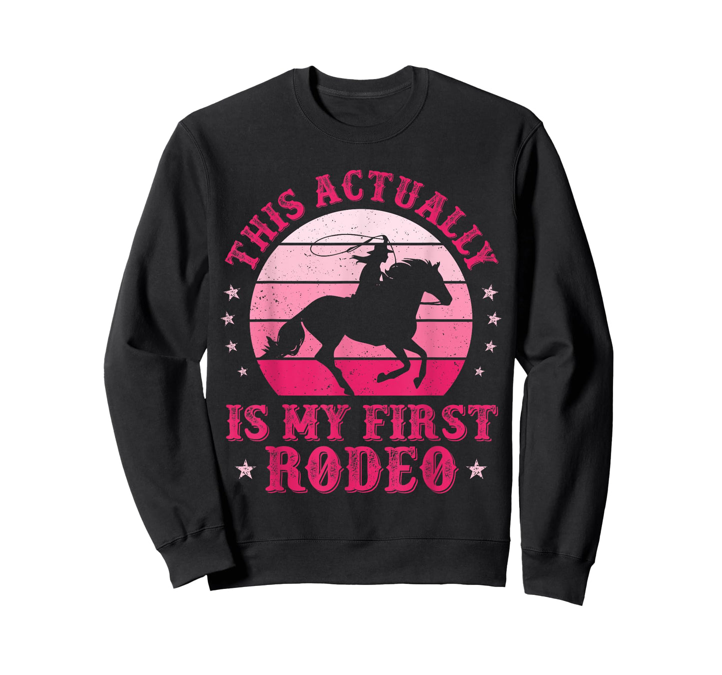 This Actually Is My First Rodeo Women Country Life Cowgirl T-Shirt