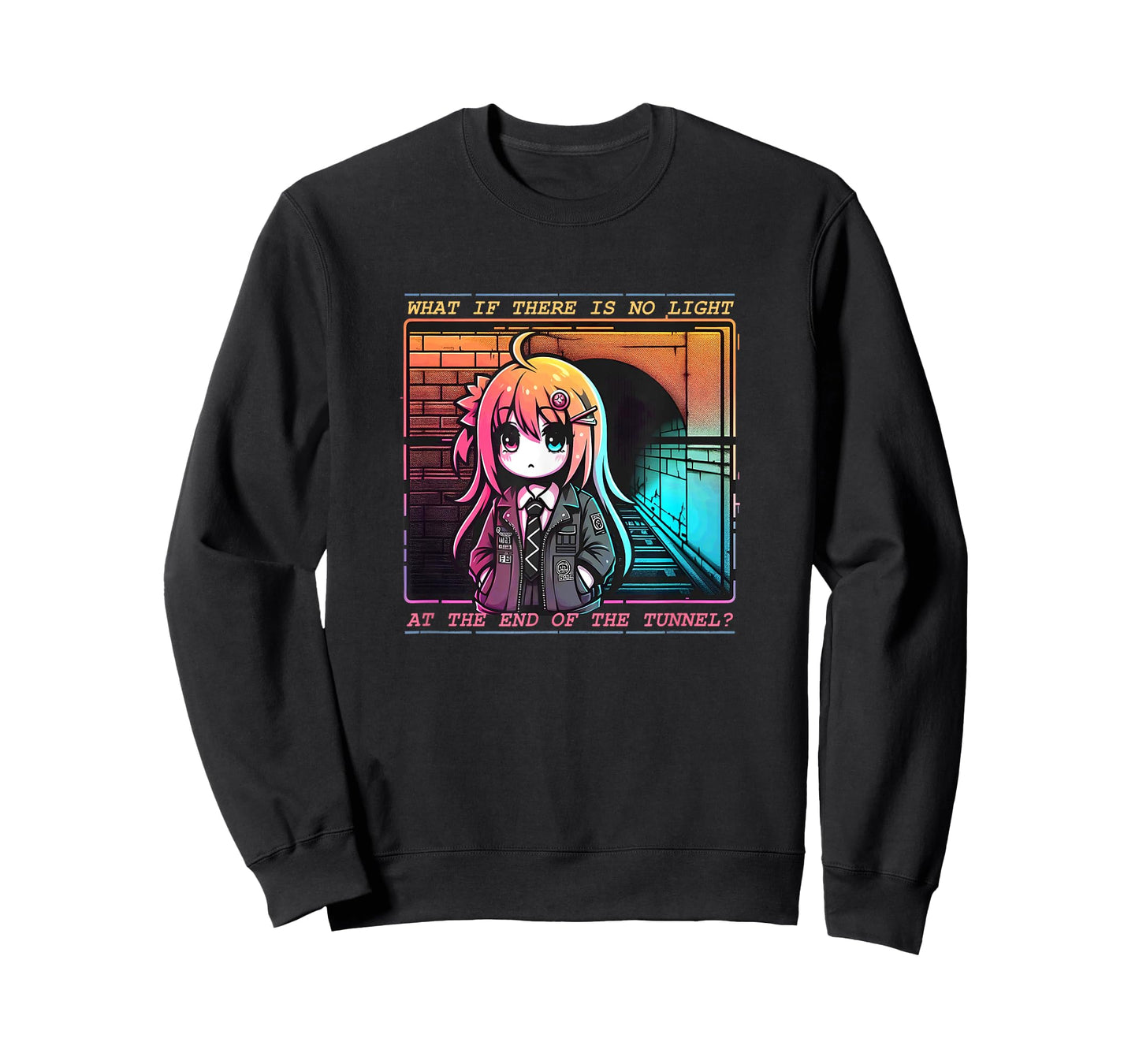 No Light the End of Tunnel Melancholy Depression T-Shirt