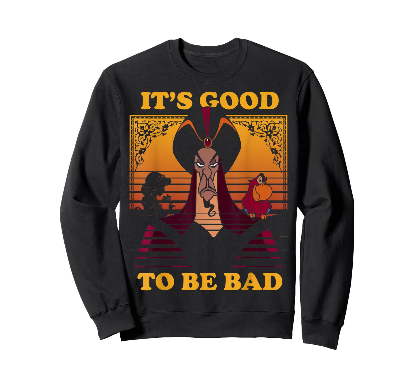 Disney Aladdin Jafar Good to Be Bad Dusk Colors T-Shirt T-Shirt