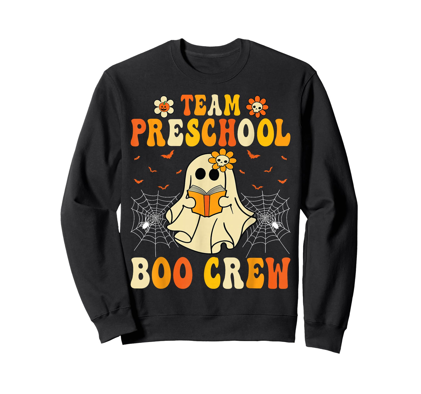 Funny Halloween Ghost Team Preschool Boo Crew Group T-Shirt
