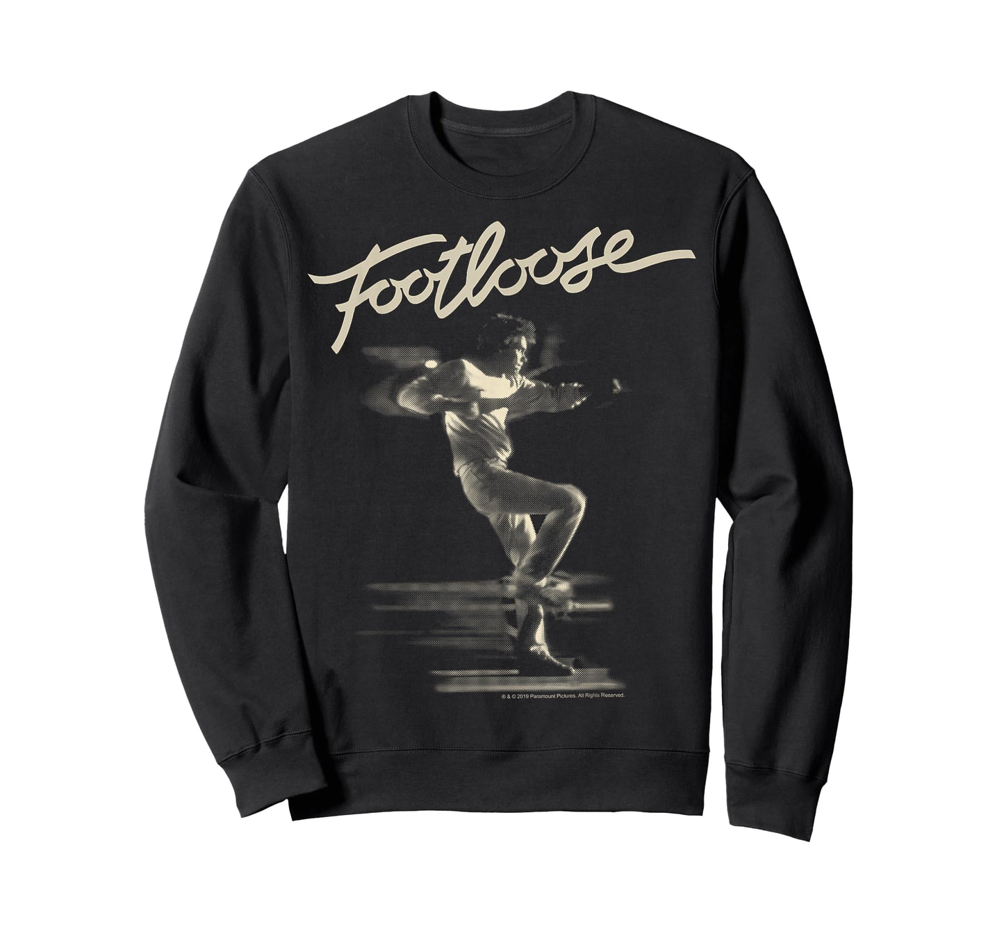 Footloose Two Tone Title Logo Portrait T-Shirt