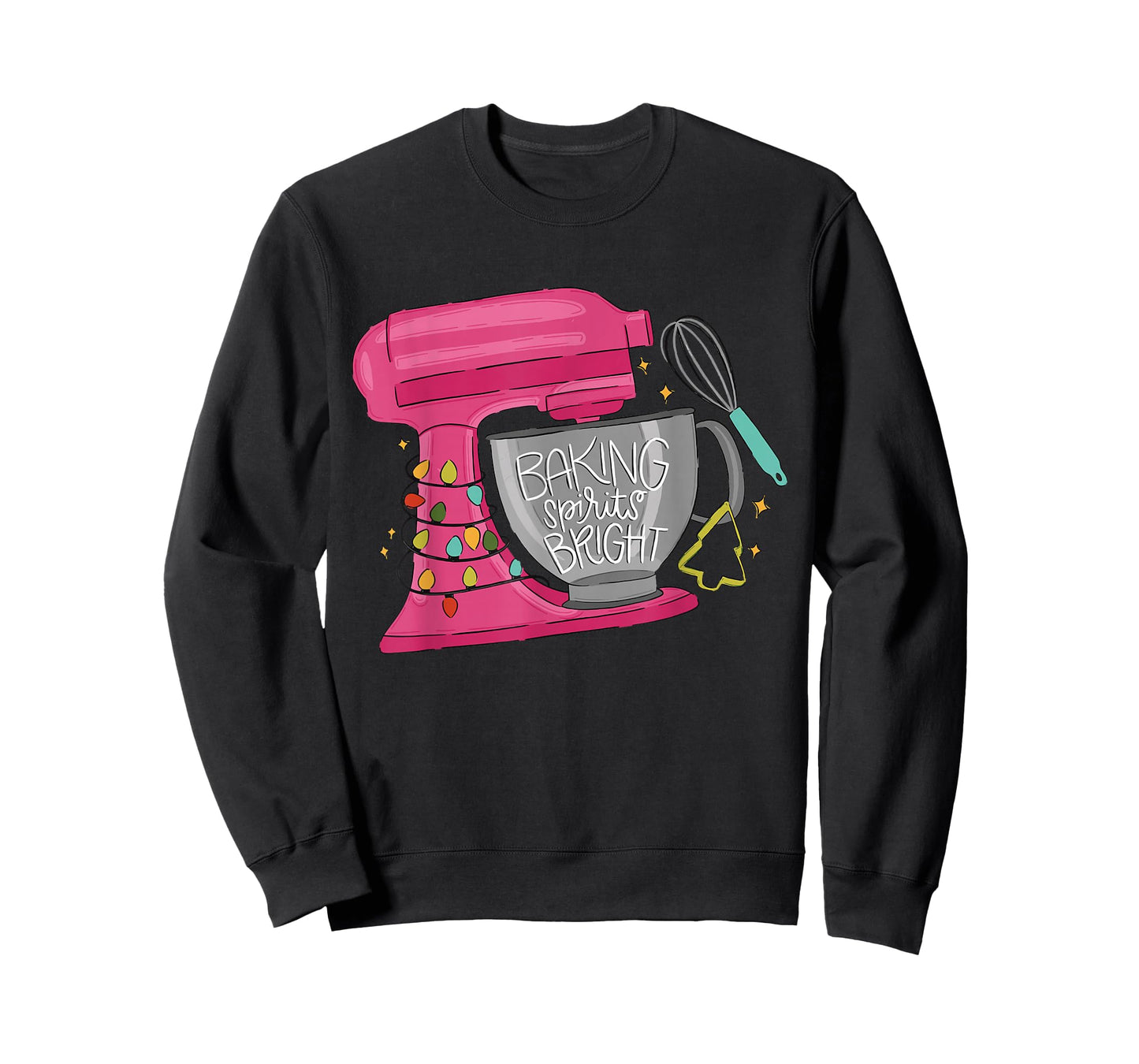 Baking Spirits Bright Christmas Lights Baking Spirits Xmas T-Shirt