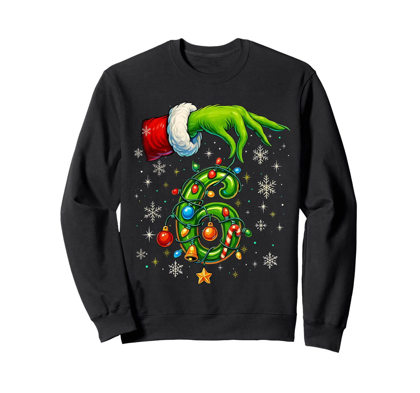 Six Seven 67 Meme Funny Christmas Couple Matching T-Shirt