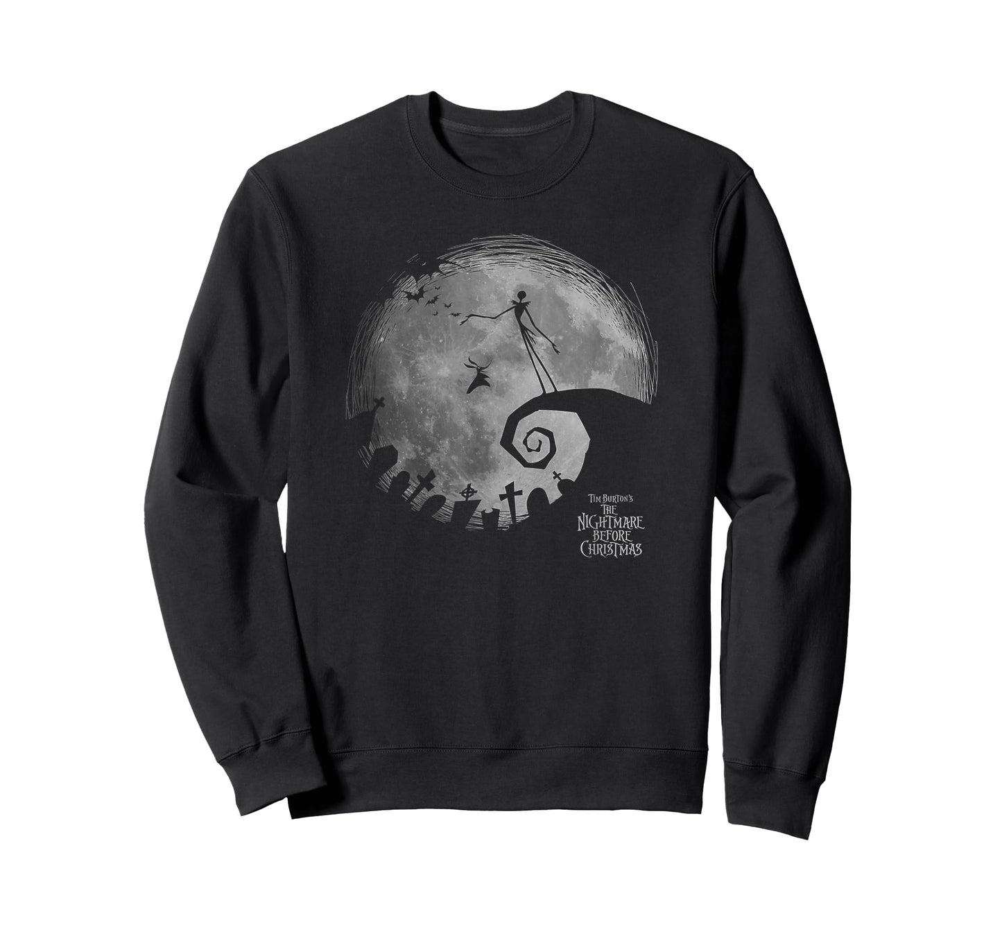 Disney The Nightmare Before Christmas Jack Big Moon T-Shirt