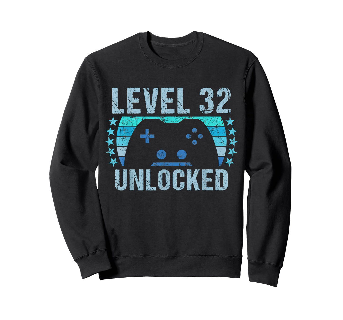 Gaming Vintage 32nd Birthday Gift 32 Year Old Boy Girl Gamer T-Shirt