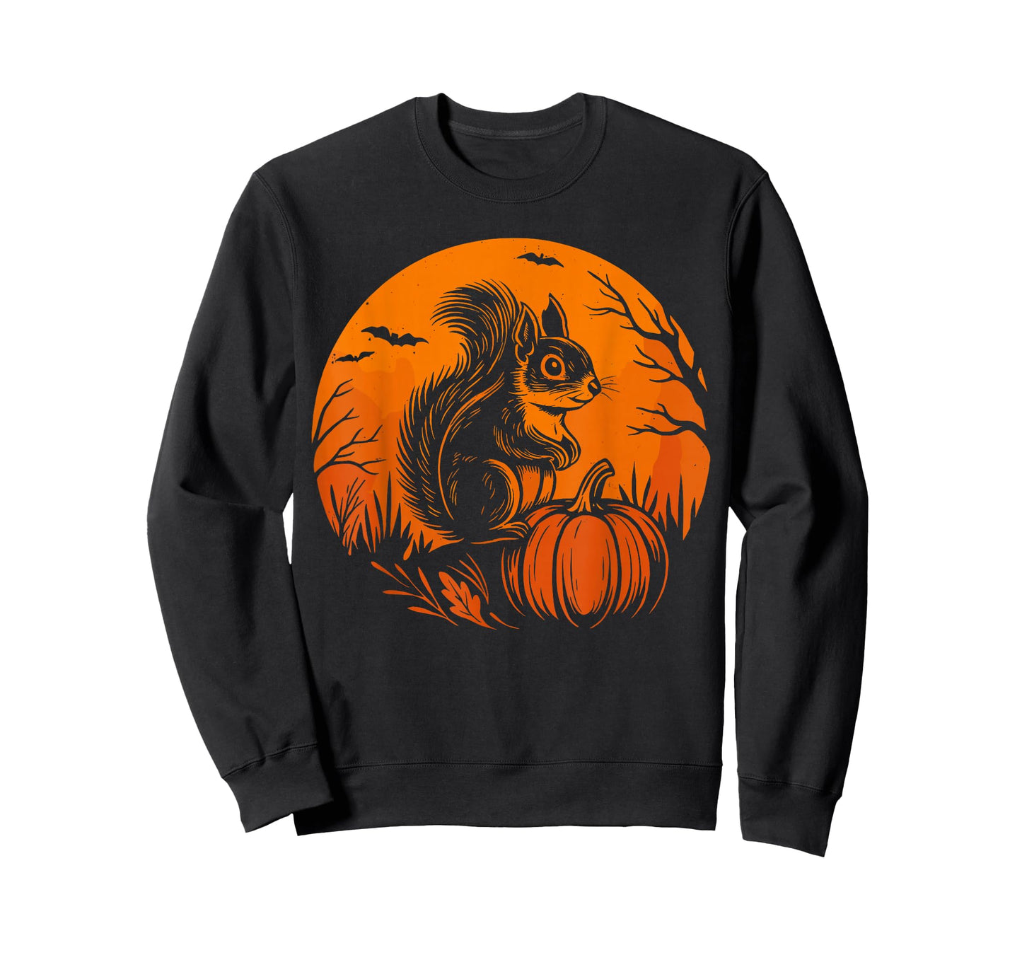 Womens & Mens Squirrel, Halloween Squirrel Ghost Pumpkin T-Shirt