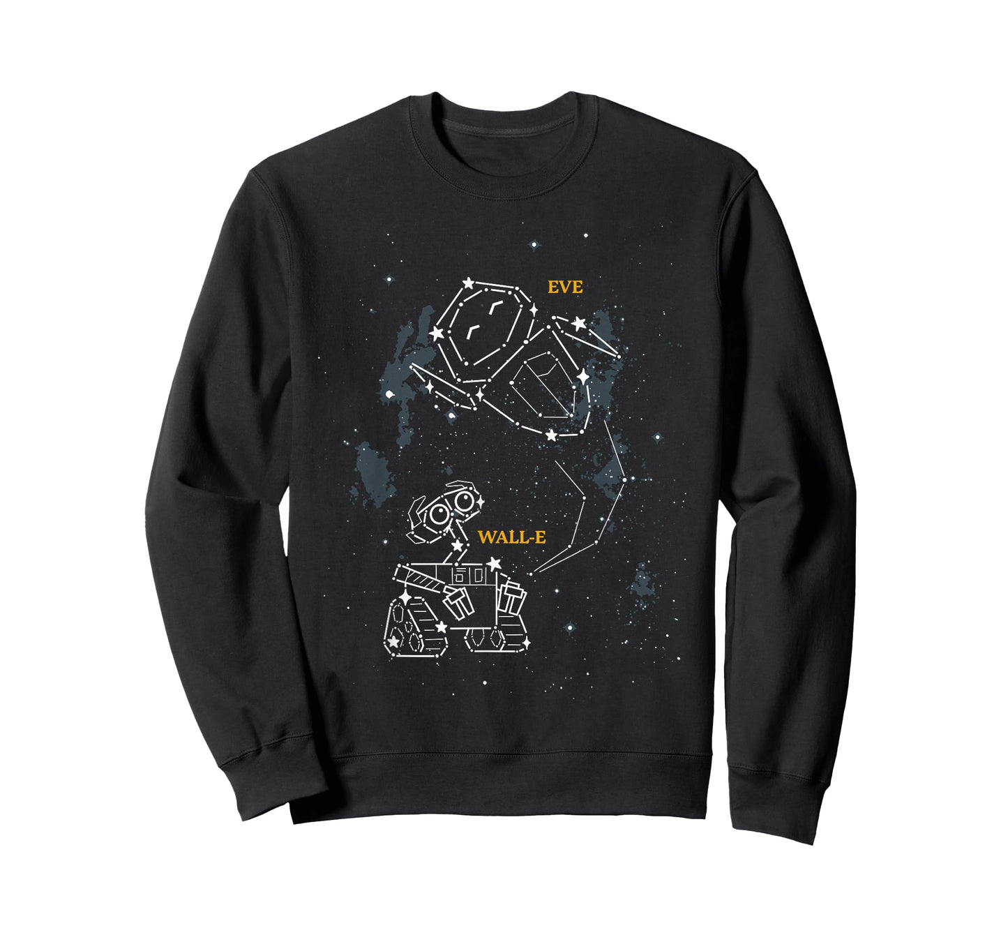 Disney Pixar Wall-E & Eve Constellations T-Shirt Small