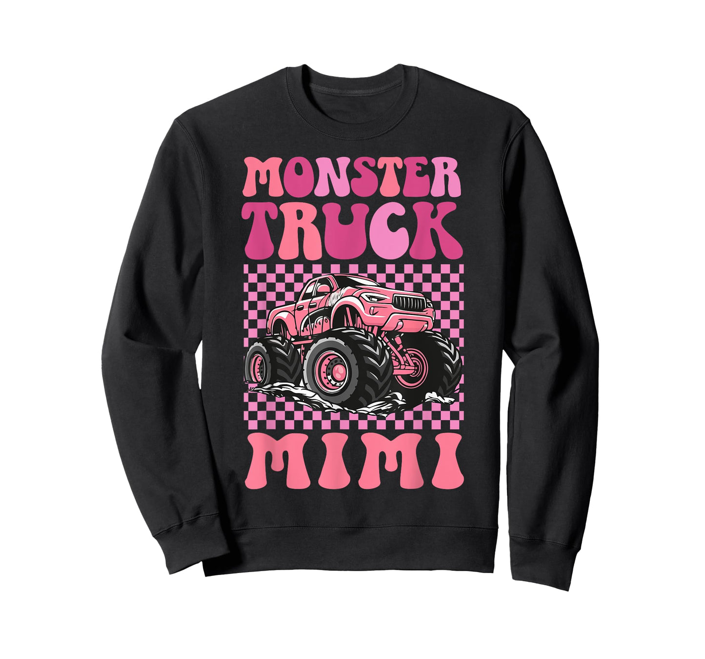 Monster Truck Mimi Grandma Groovy Monster Truck Mimi T-Shirt