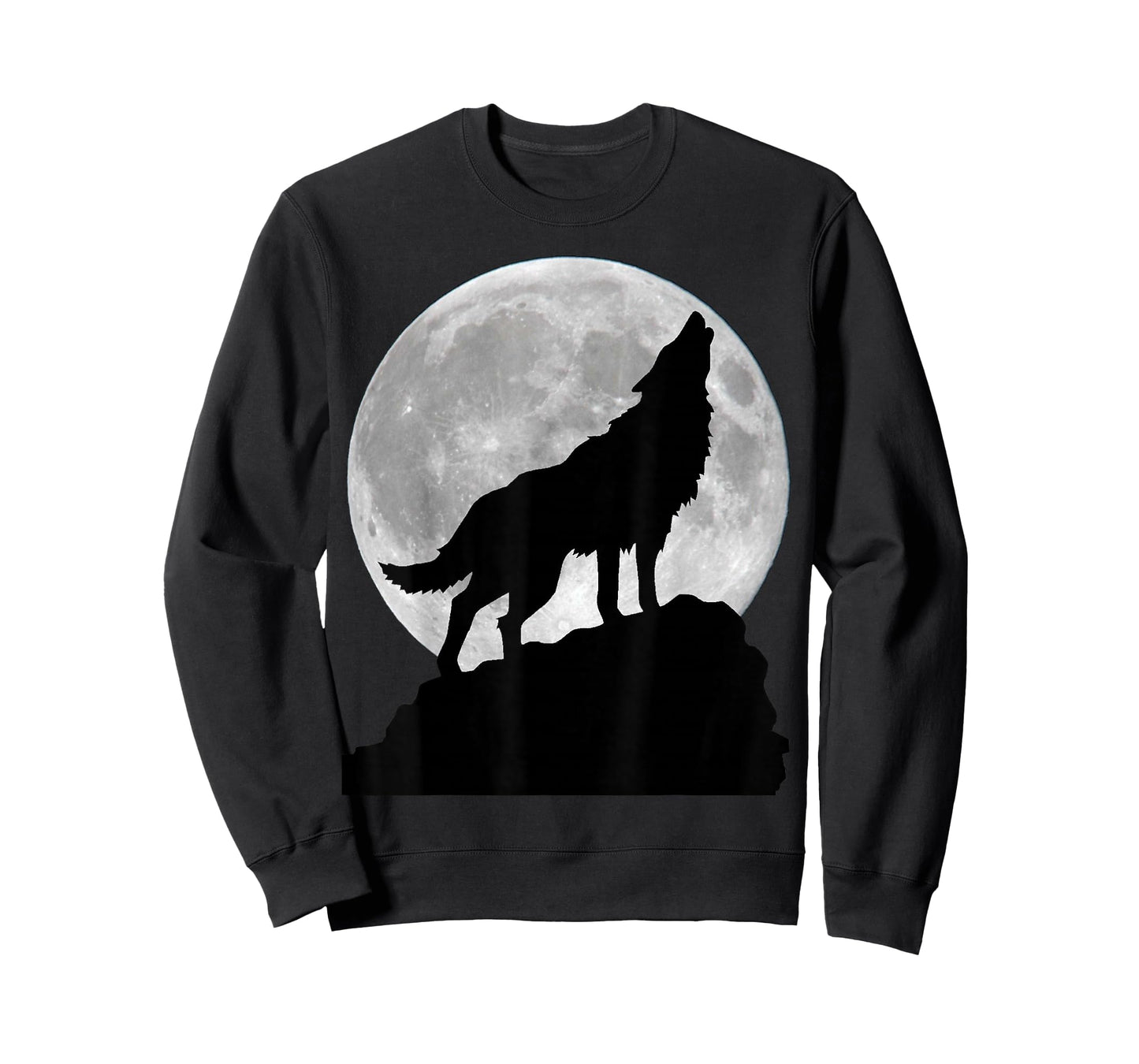 Wolf in moon light - Cool full dog pup howling T-Shirt