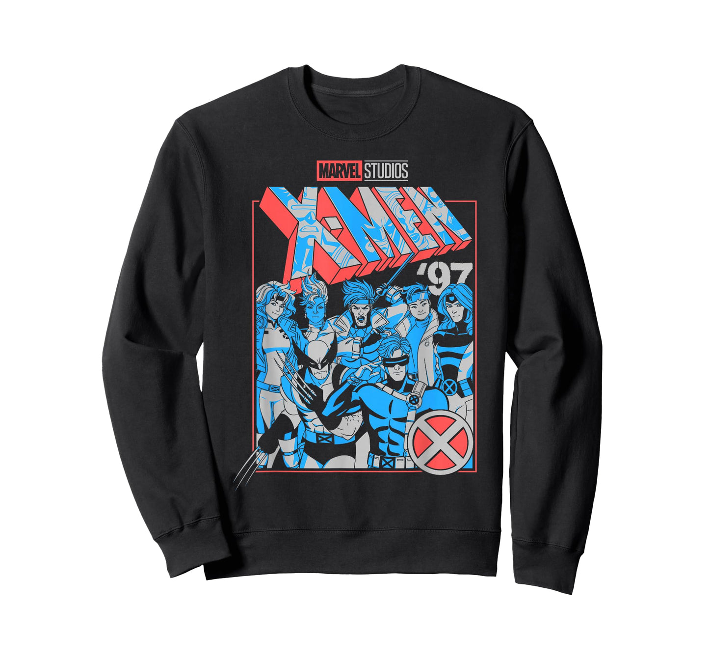 Marvel X-Men '97 Americana Colors Group Poster T-Shirt