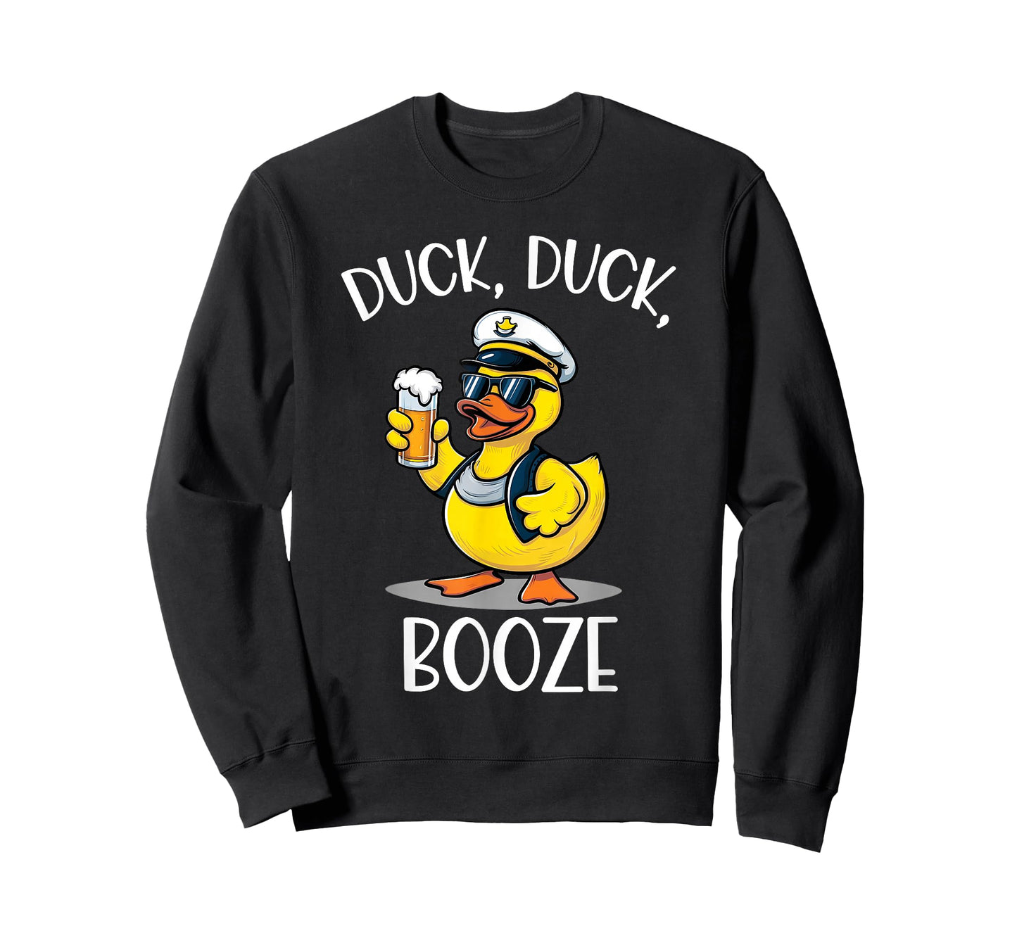 Duck Duck Booze Funny Cruise Rubber Duck Beer Drink Package T-Shirt
