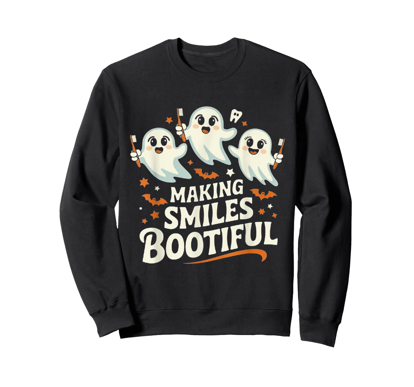 Making Smiles Bootiful Halloween Funny Ghost Dentist Dental T-Shirt