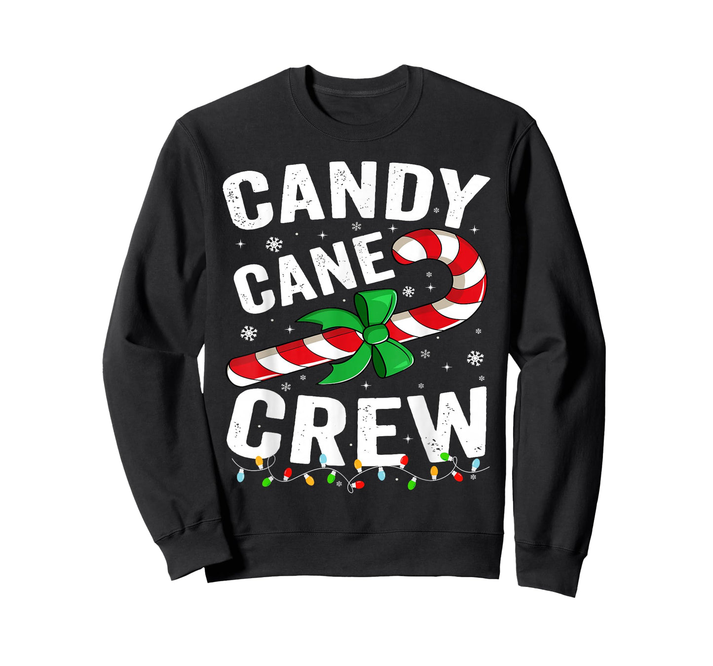 Candy Cane Crew Funny Christmas Candy Lover X-mas T-Shirt