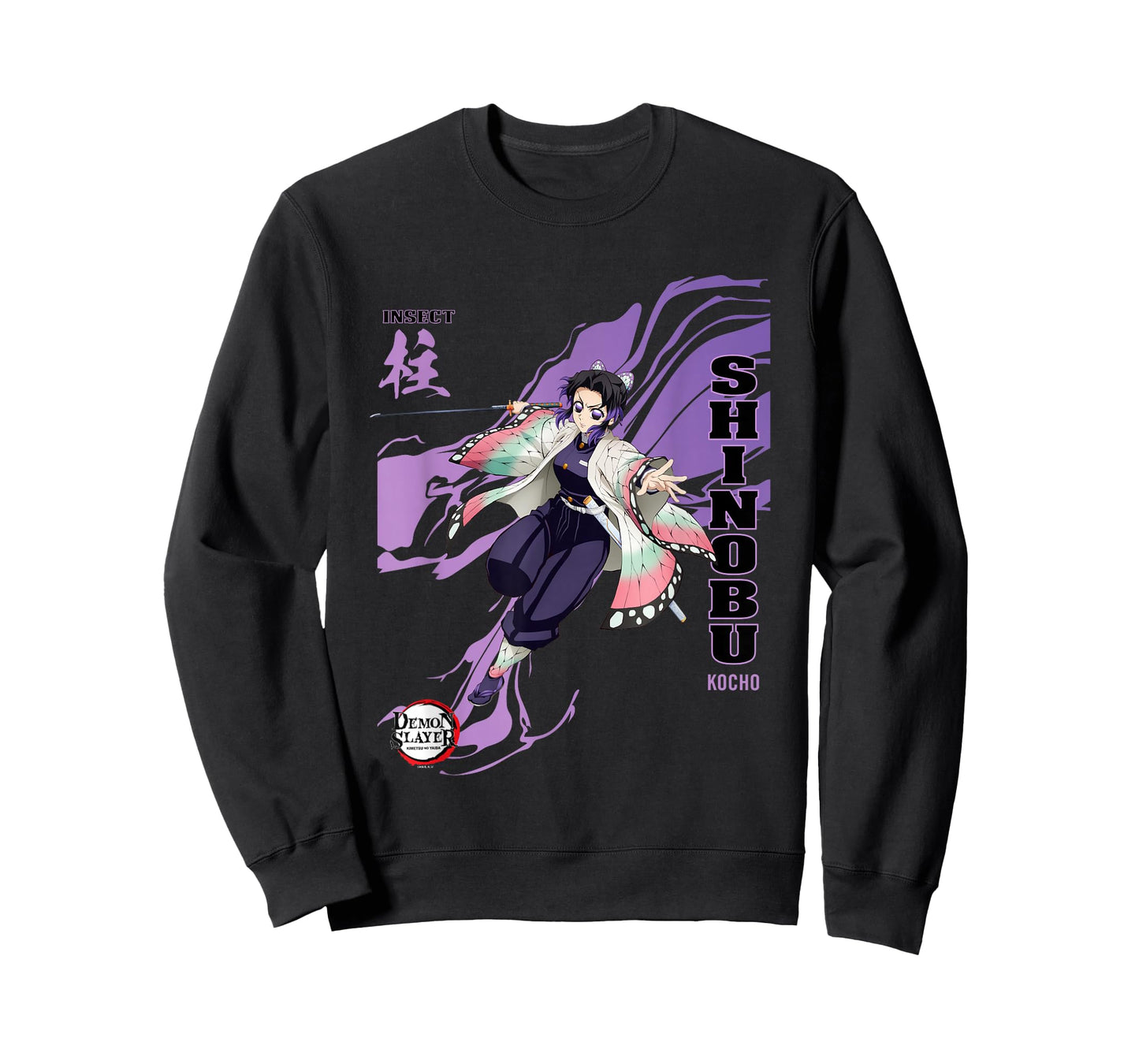 Demon Slayer: Infinity Castle Shinobu Kocho Insect Art T-Shirt