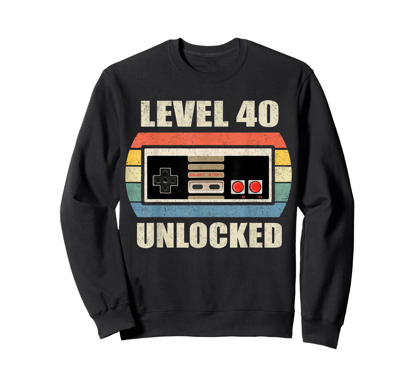 Unlocked Level 40 Birthday Men Women Video Game Controller T-Shirt