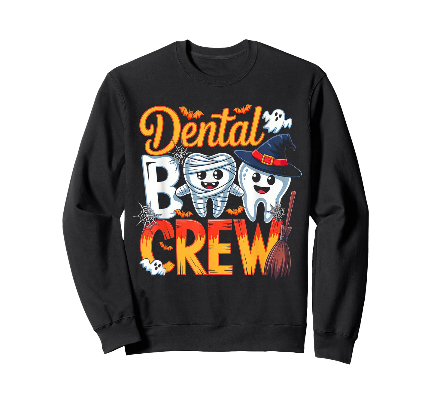 Dental Boo Crew Funny Dentist Assistant Halloween Costume T-Shirt