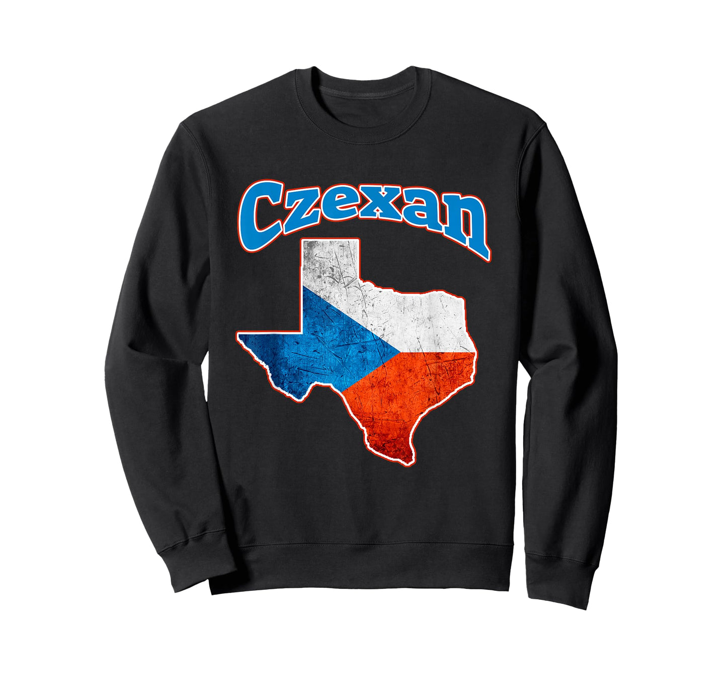 Texas For Funsies Tees and Gifts Czexan Czech Heritage Texas Roots T-Shirt
