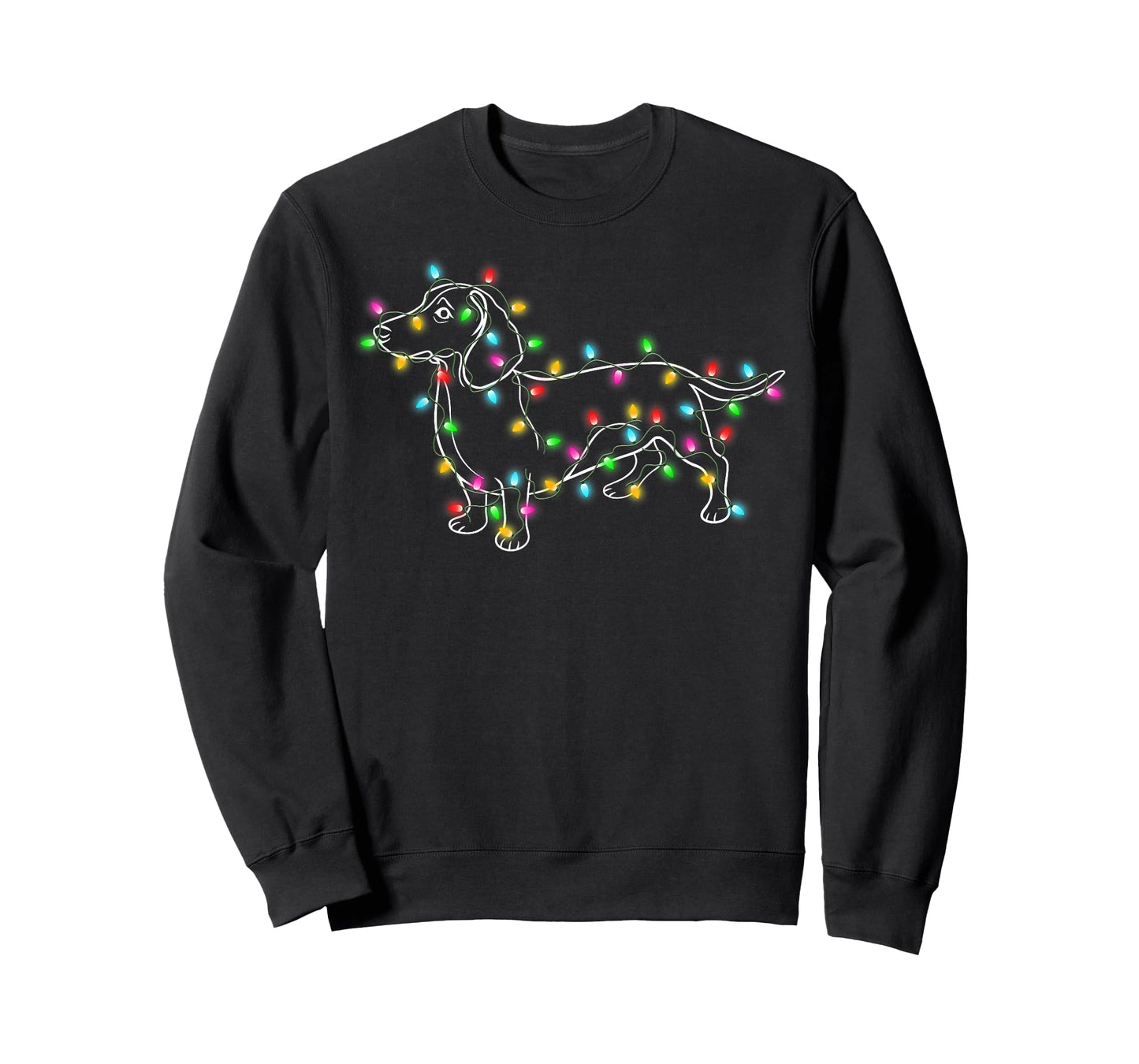 Dachshund Dogs Tree Christmas Sweater Xmas Gifts For Pet Dog T-Shirt