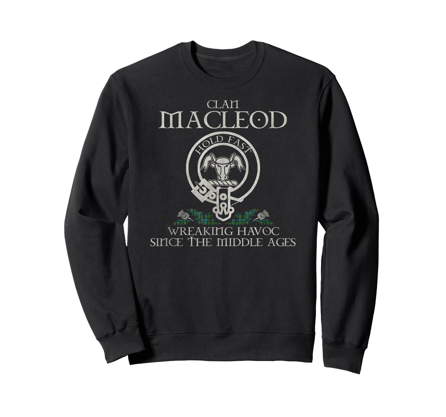 Clan MacLeod Crest, Surname, Scottish Heritage Vintage T-Shirt