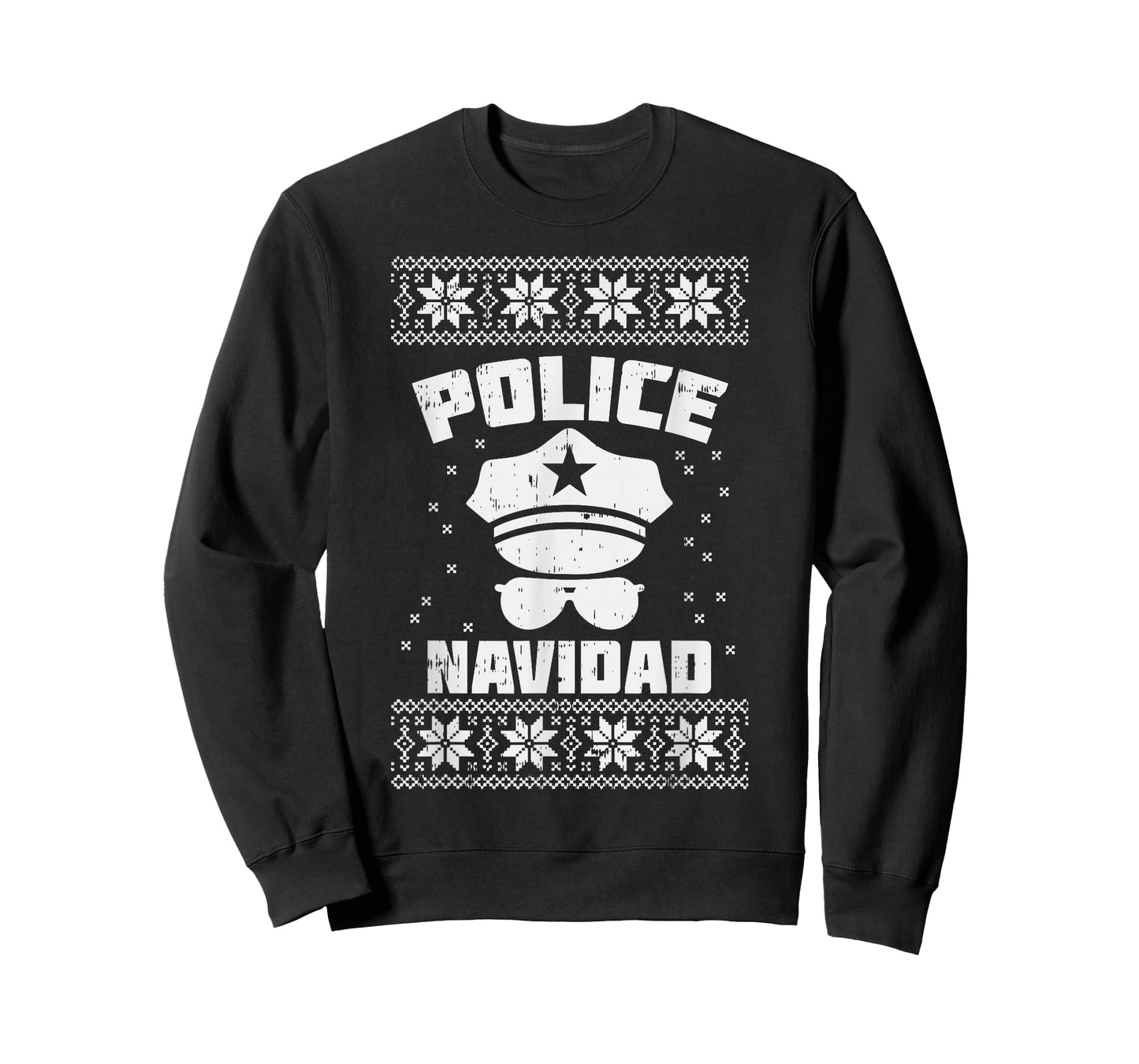 Police Navidad Shirt Christmas Cop Policeman Officer Gift T-Shirt