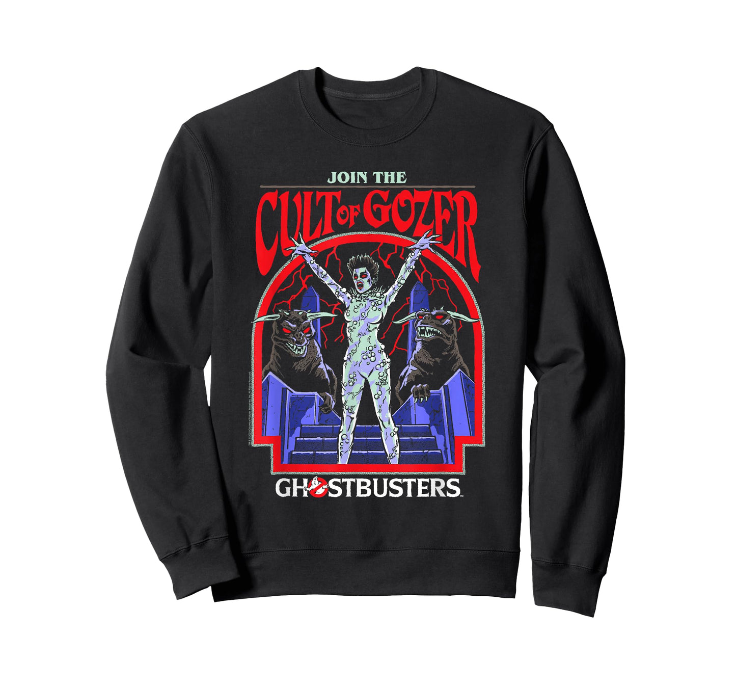 Steven Rhodes x Ghostbusters Join the Cult of Gozer Retro T-Shirt