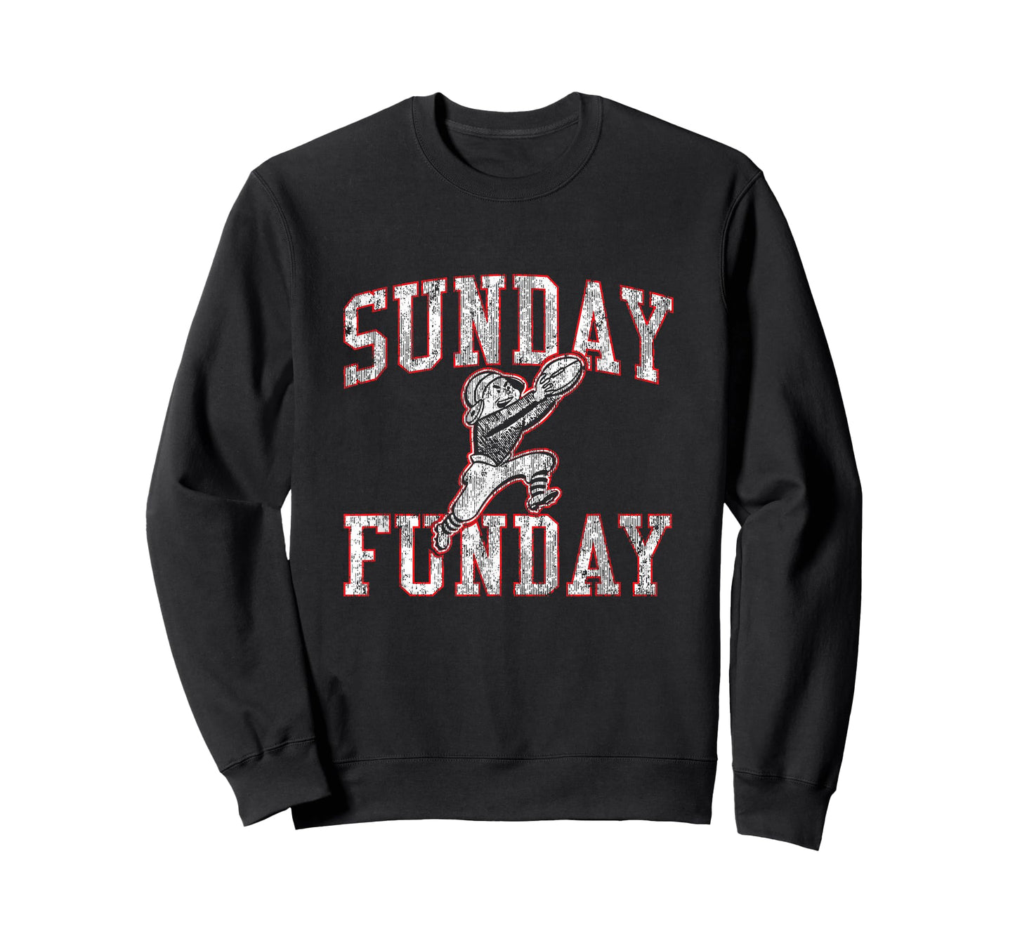 Vintage Sunday Funday T Shirt New England Football Retro Tee T-Shirt