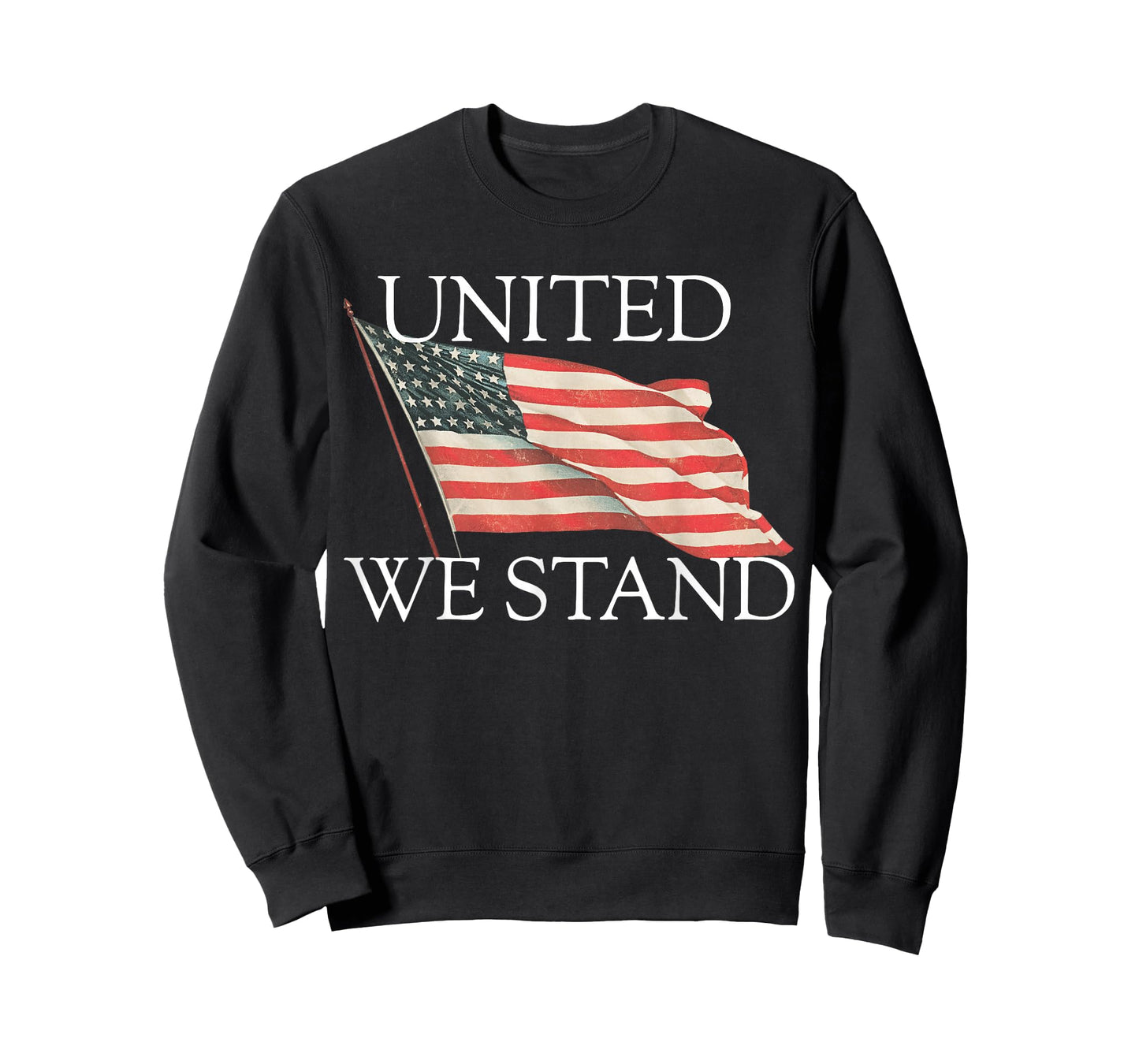 United We Stand American Flag Tee Patriotic USA FLAG T-shirt T-Shirt