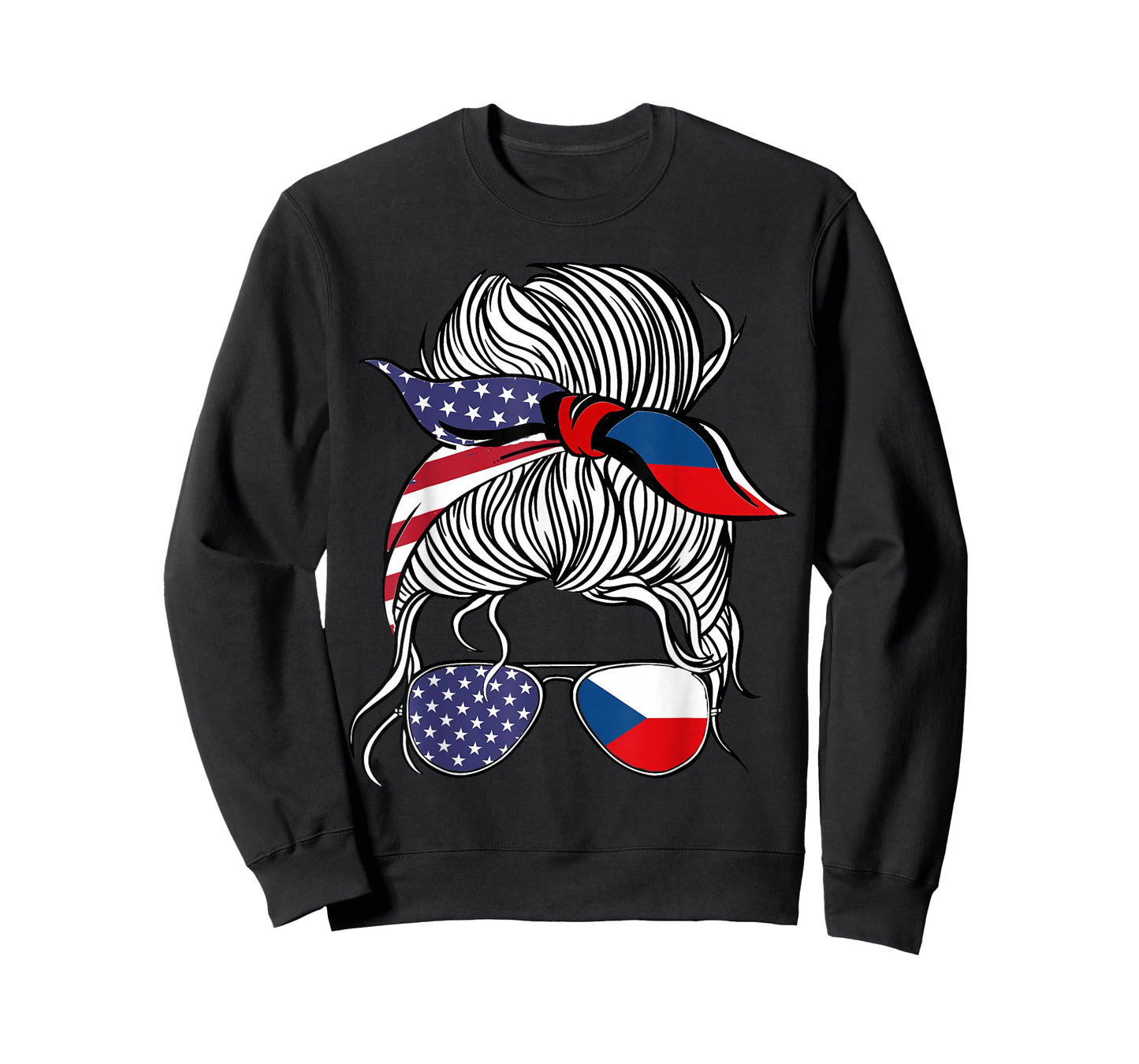 American Czech Patriot Flag Women Girl Czechia Grown T-Shirt