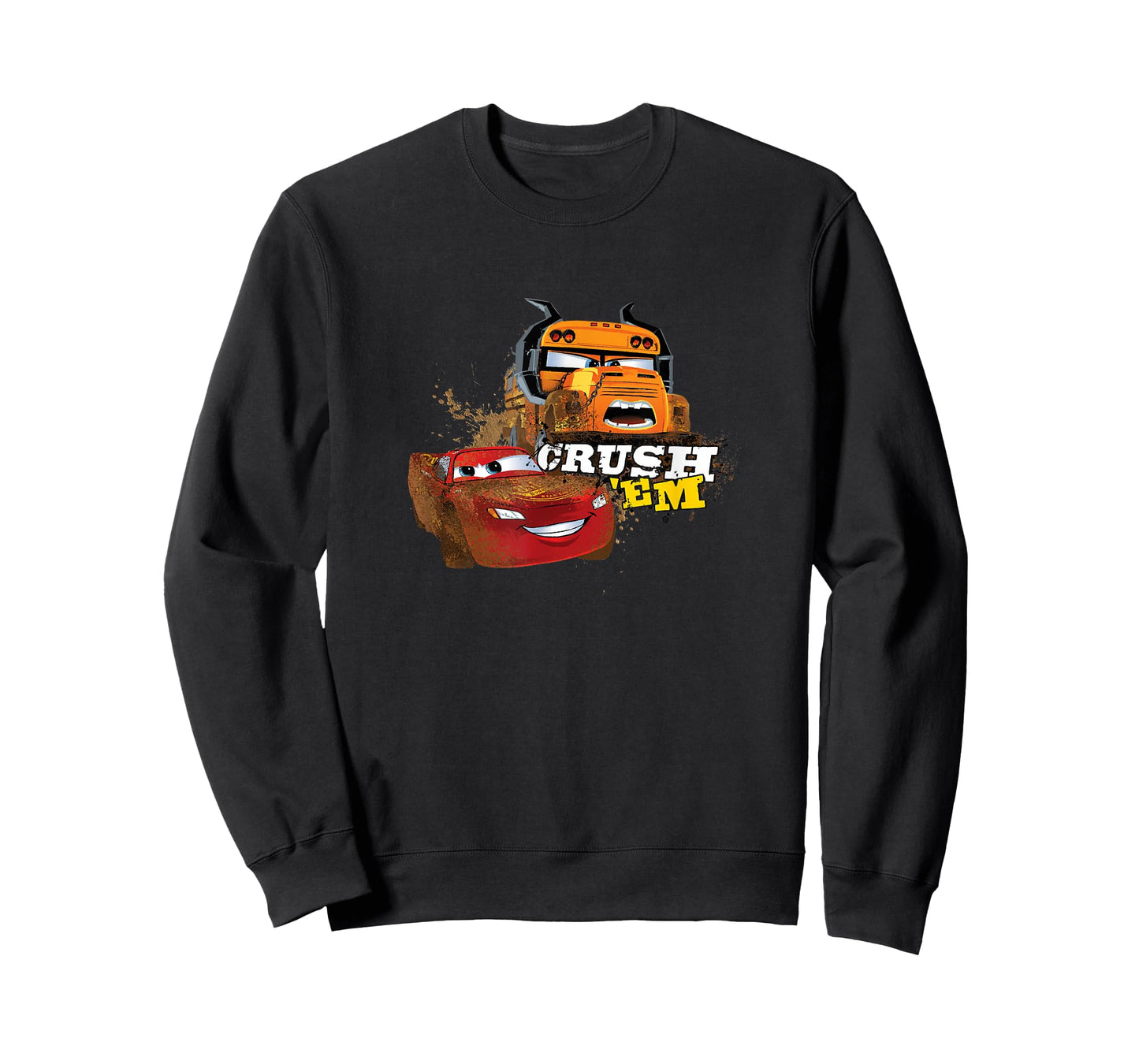 Disney Pixar Cars Crush 'Em Miss Fritter & McQueen Shot T-Shirt