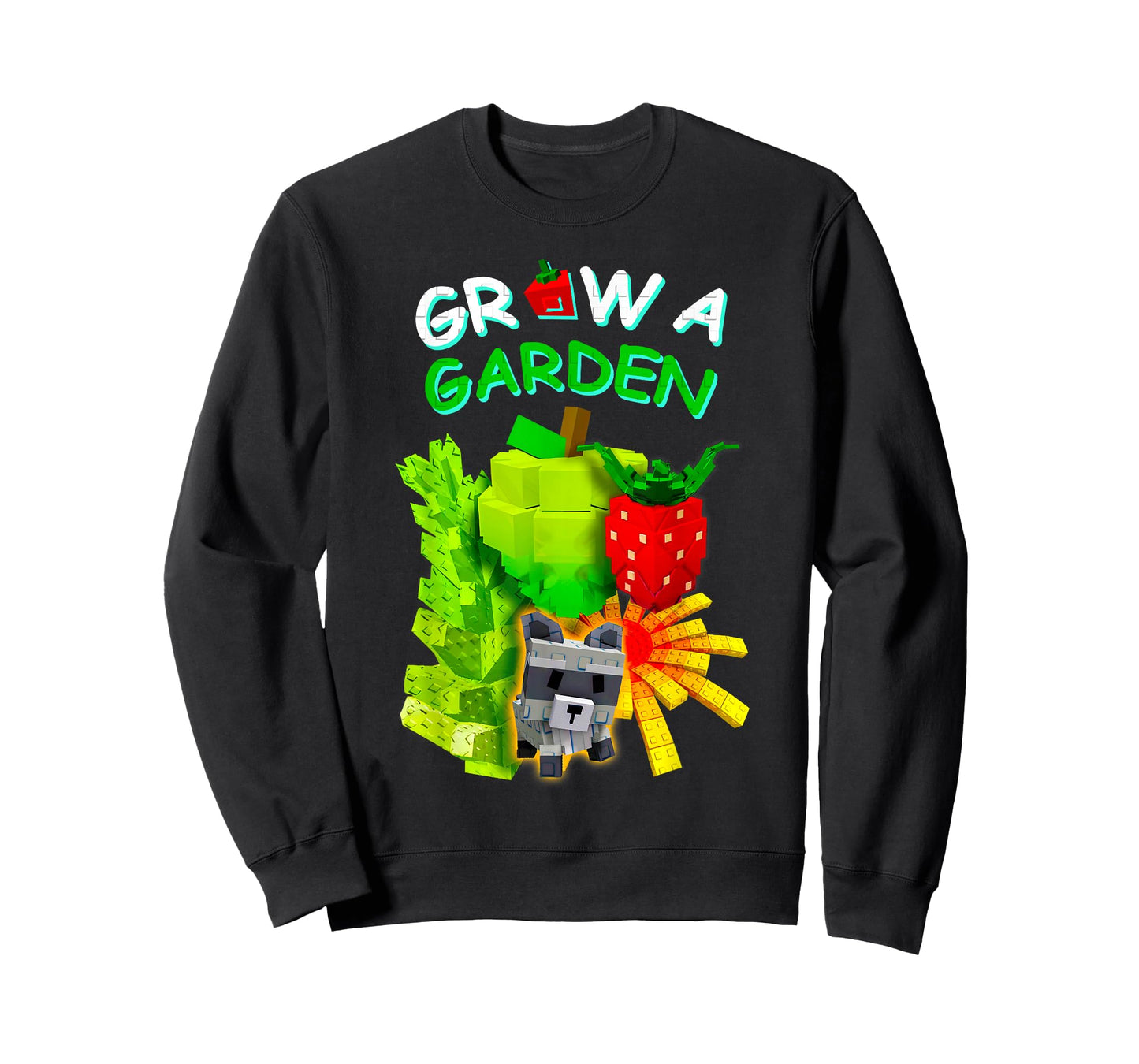 Grow A Garden Sugar Apple Romanesco Elder Strawberry Gamer T-Shirt