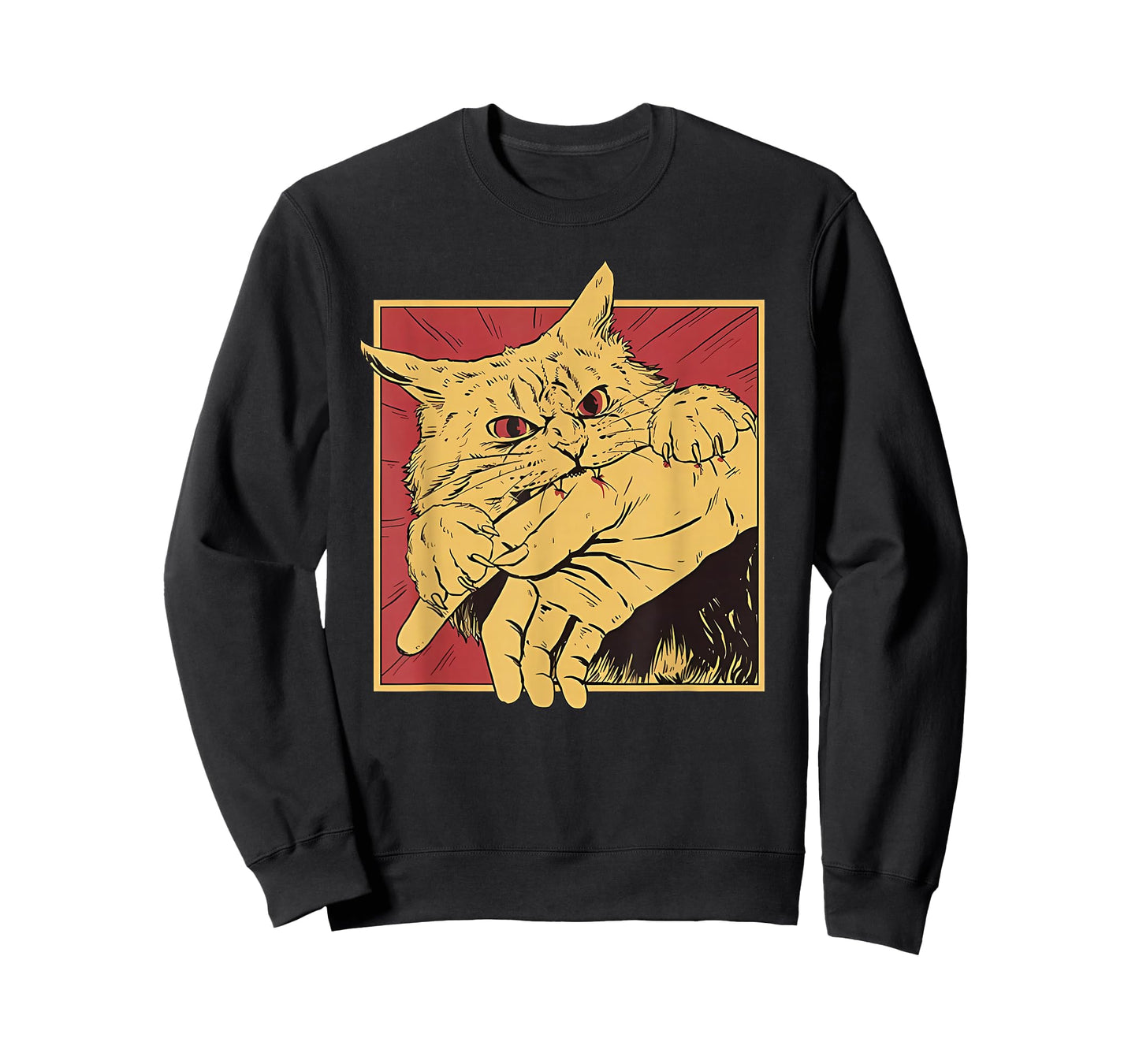 cat bite Anime T-Shirt