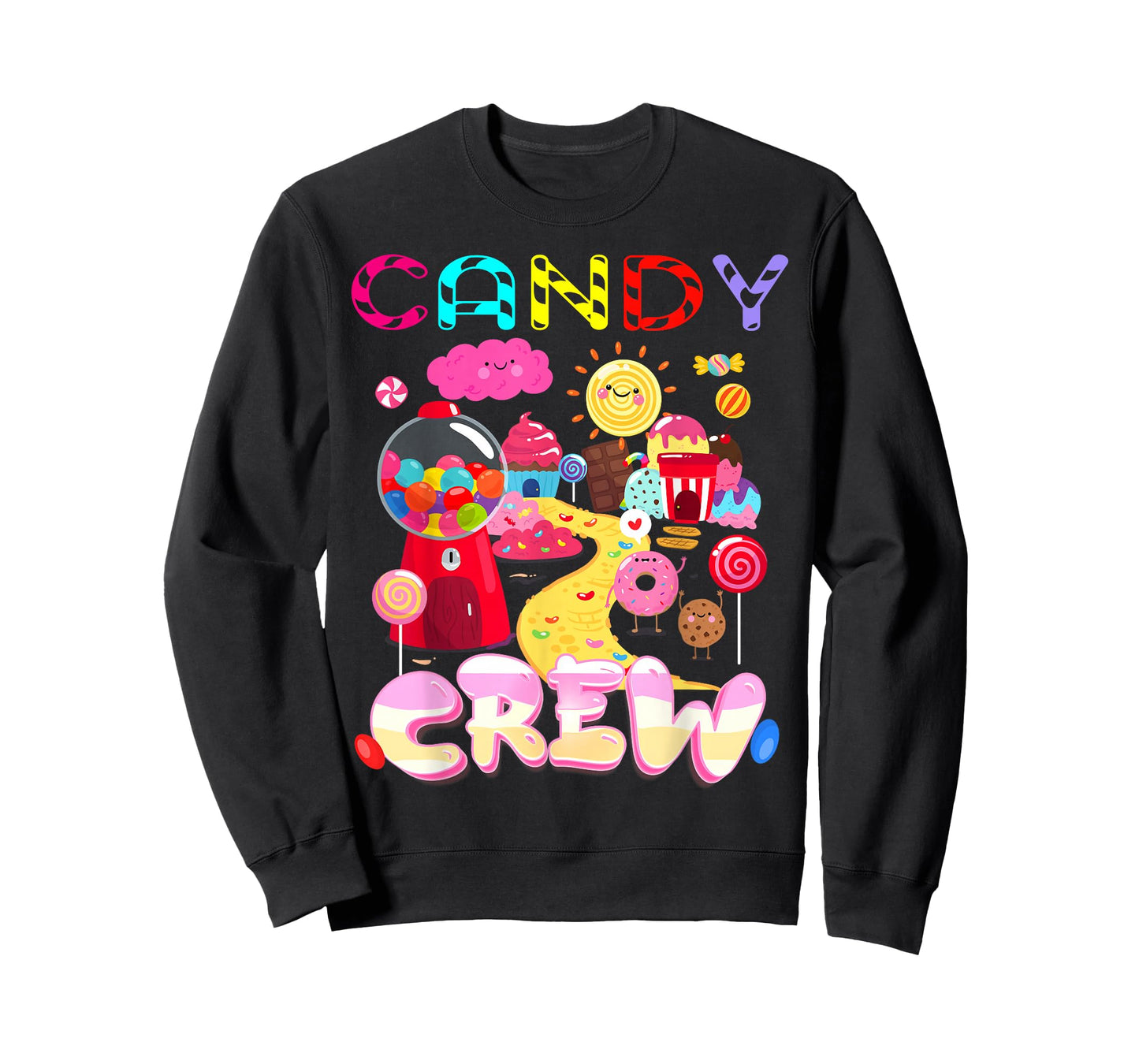 Candy Crew Candy Costume Women Candy Land Kids Sweetie T-Shirt